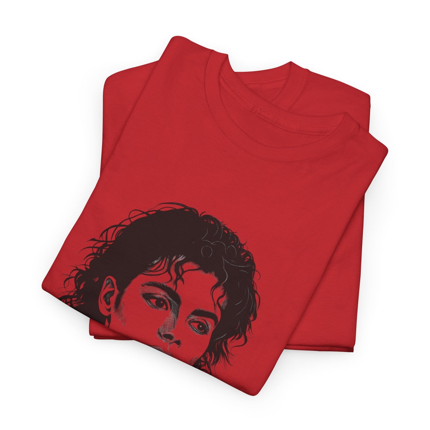 Michael Inspired Unisex Heavy Cotton Tee, Vintage Style Shirt, Retro Graphic Tee, Music Lover Gift, Unisex Casual Wear