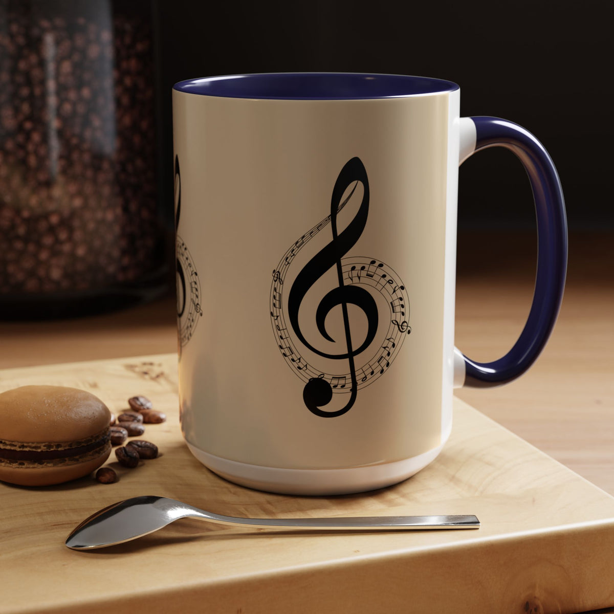 Musical Notes Coffee Mug - Perfect Gift for Music Lovers