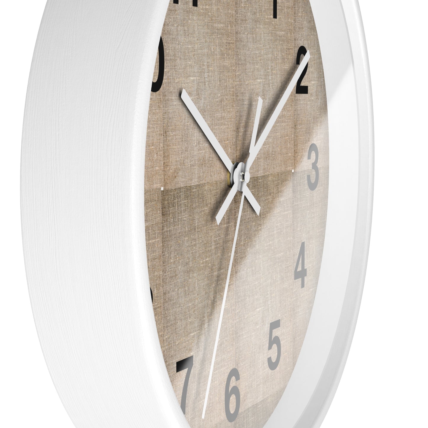 Minimalist Natural Wall Clock | Rustic Decor, Timeless Home Accent, Gift for Housewarming, Boho Vibe, Modern Design