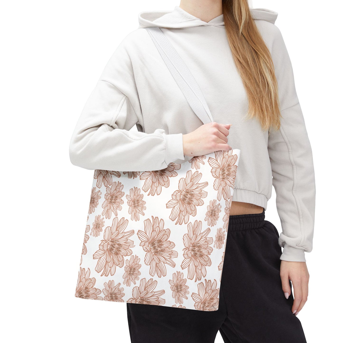 Floral Tote Bag | Stylish Reusable Shopping Bag | Eco-Friendly Gift | Beach, Gym, Grocery, Travel, Market