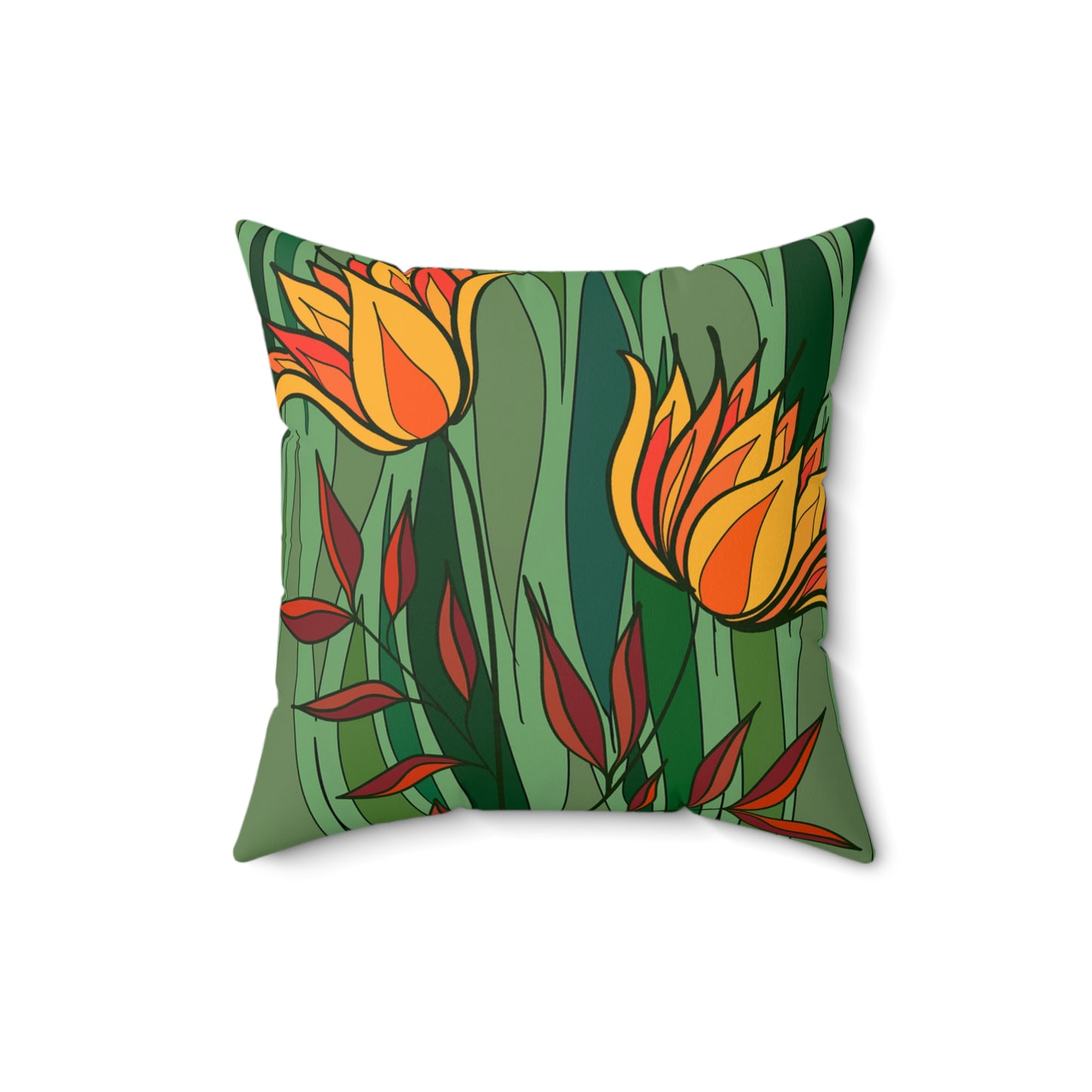 Spun Polyester Square Pillow
