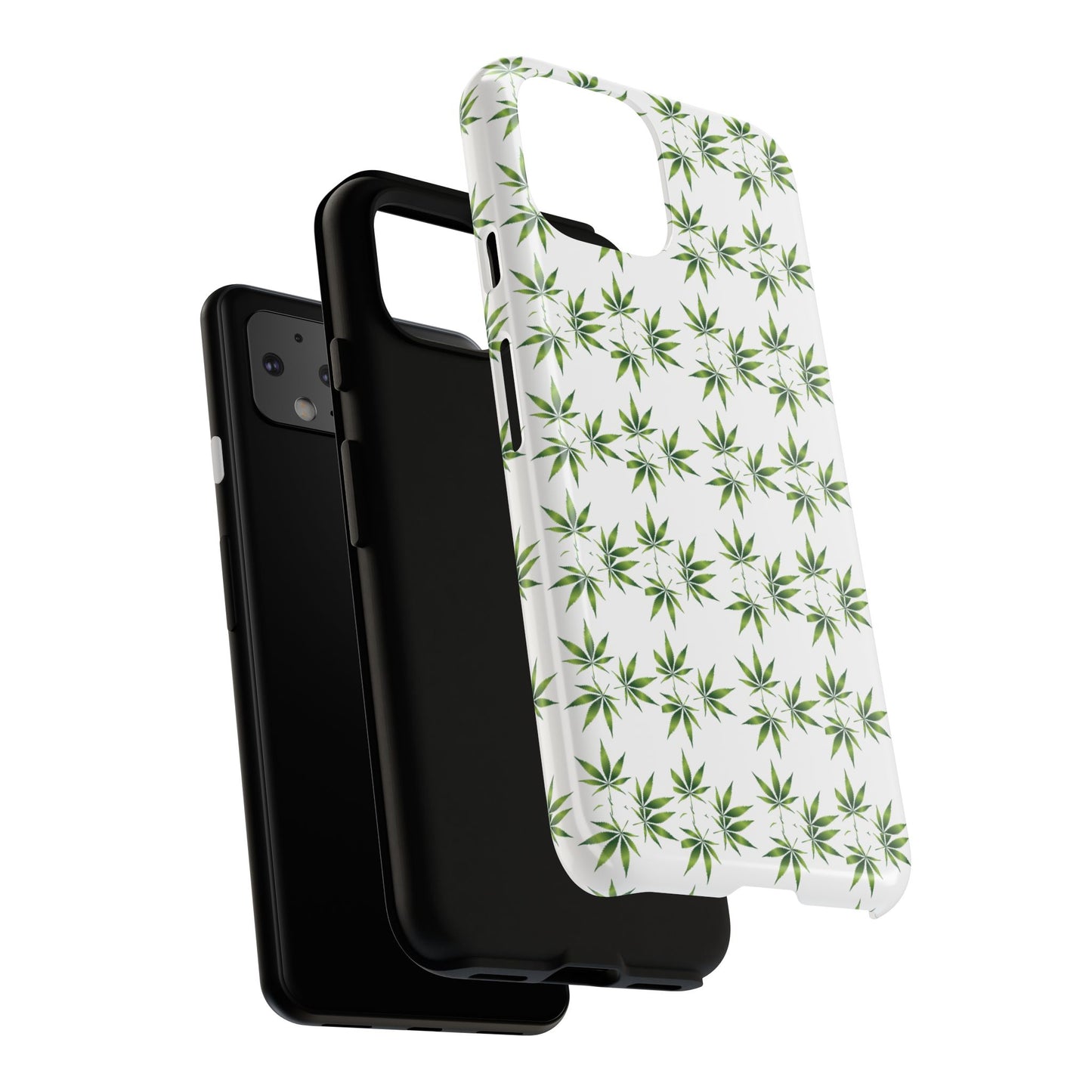 Stylish Phone Case with Cannabis Leaf Design, Durable Phone Cover, Gift for Stoner Friends, Unique Phone Accessory, Nature-Inspired Design