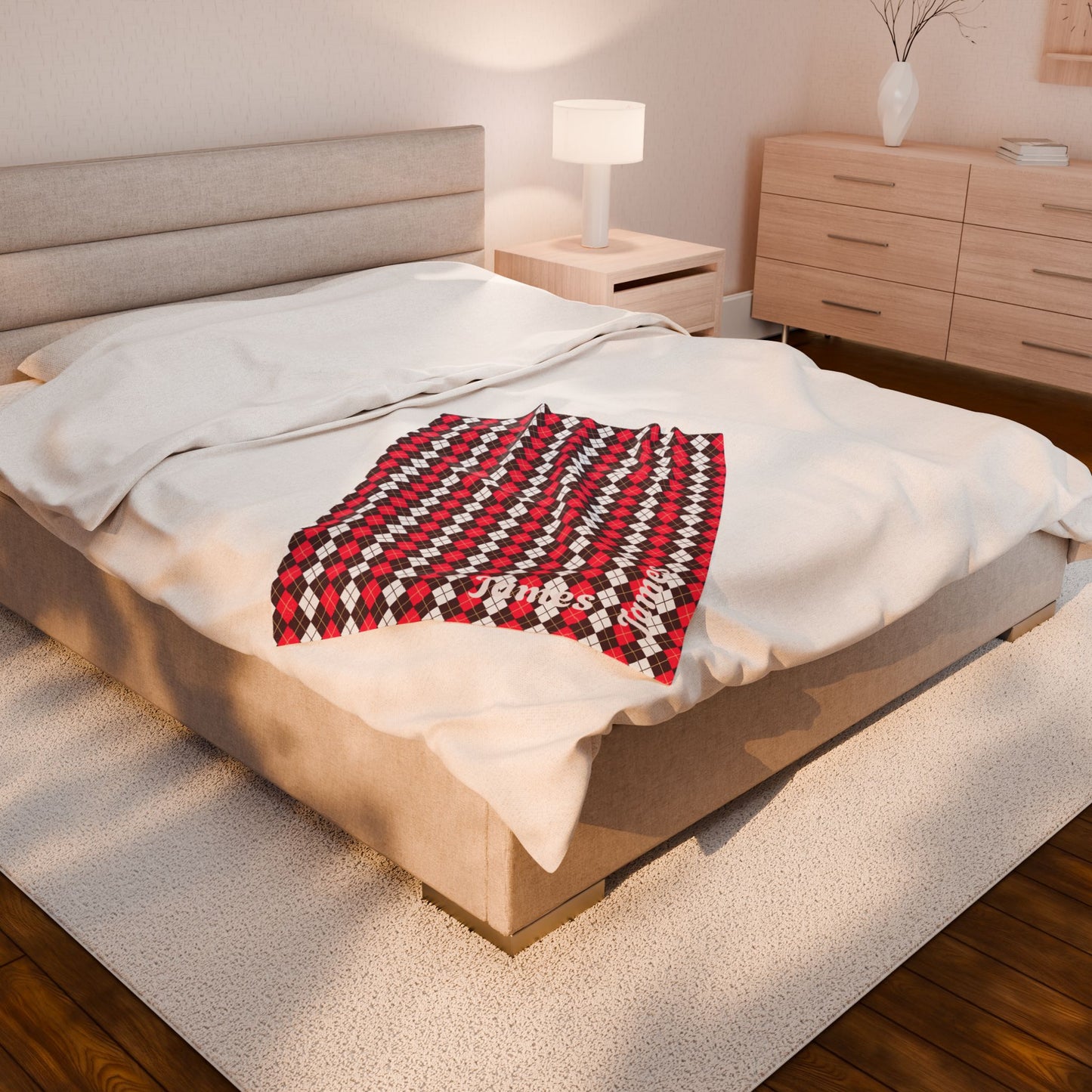 Cozy Personalized Velveteen Plush Blanket - Perfect for Winter, Gifts, Home Decor, Cozy Nights, and Snuggling