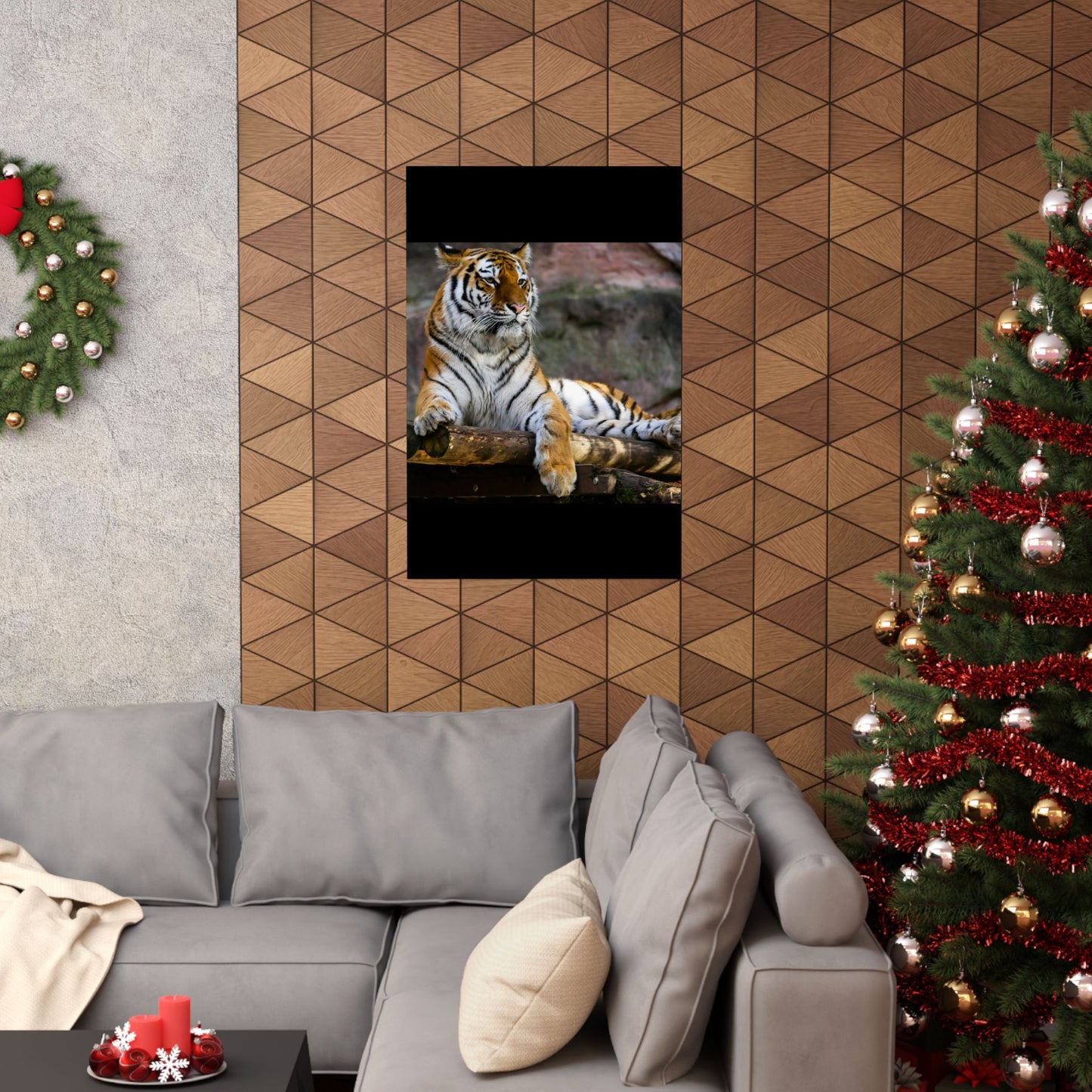 Majestic Tiger Matte Vertical Posters | Wall Art, Home Decor, Animal Print
