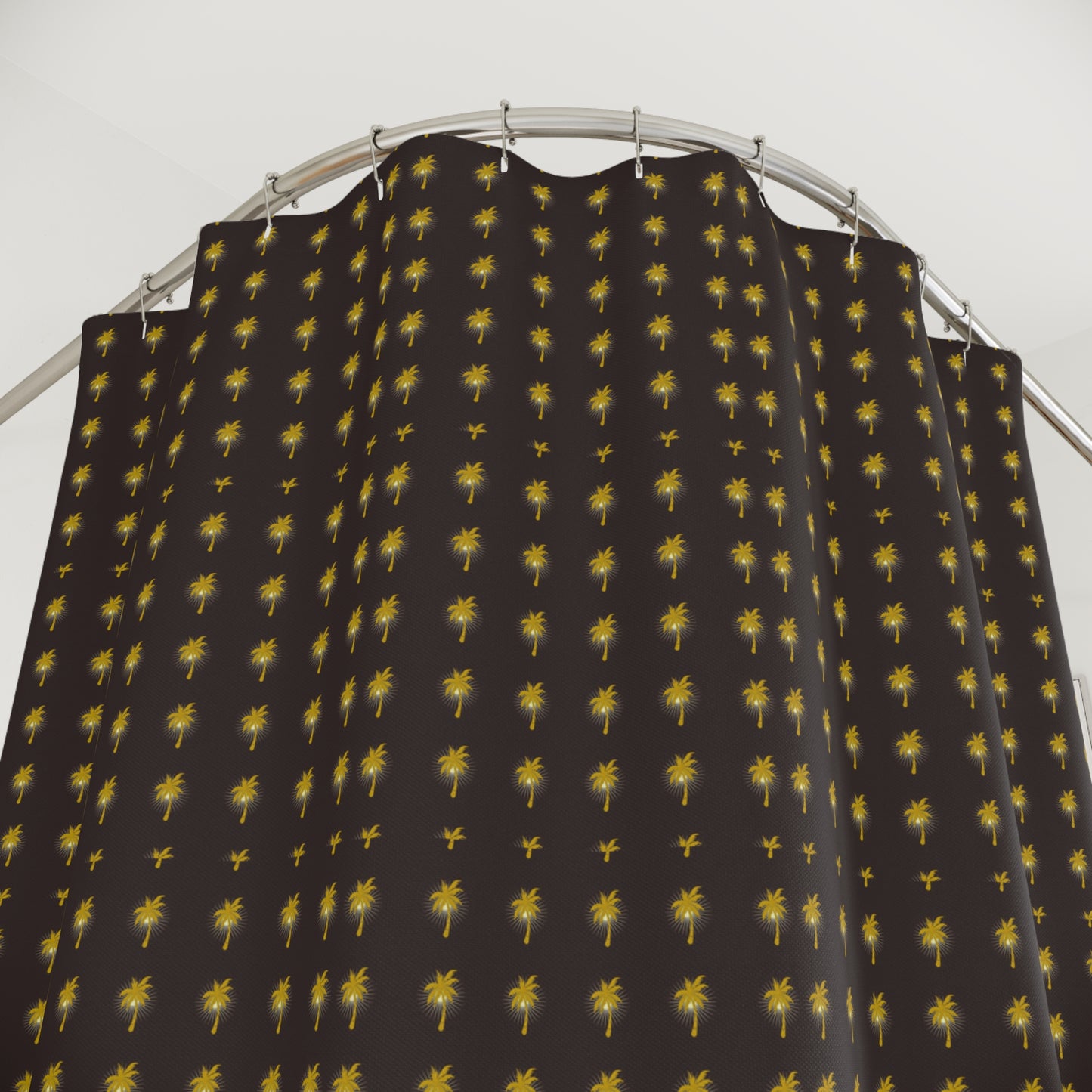 Stylish Starry Shower Curtain, Modern Bathroom Decor, Star Pattern Curtain, Boho Home Accessories, Unique Gift Idea