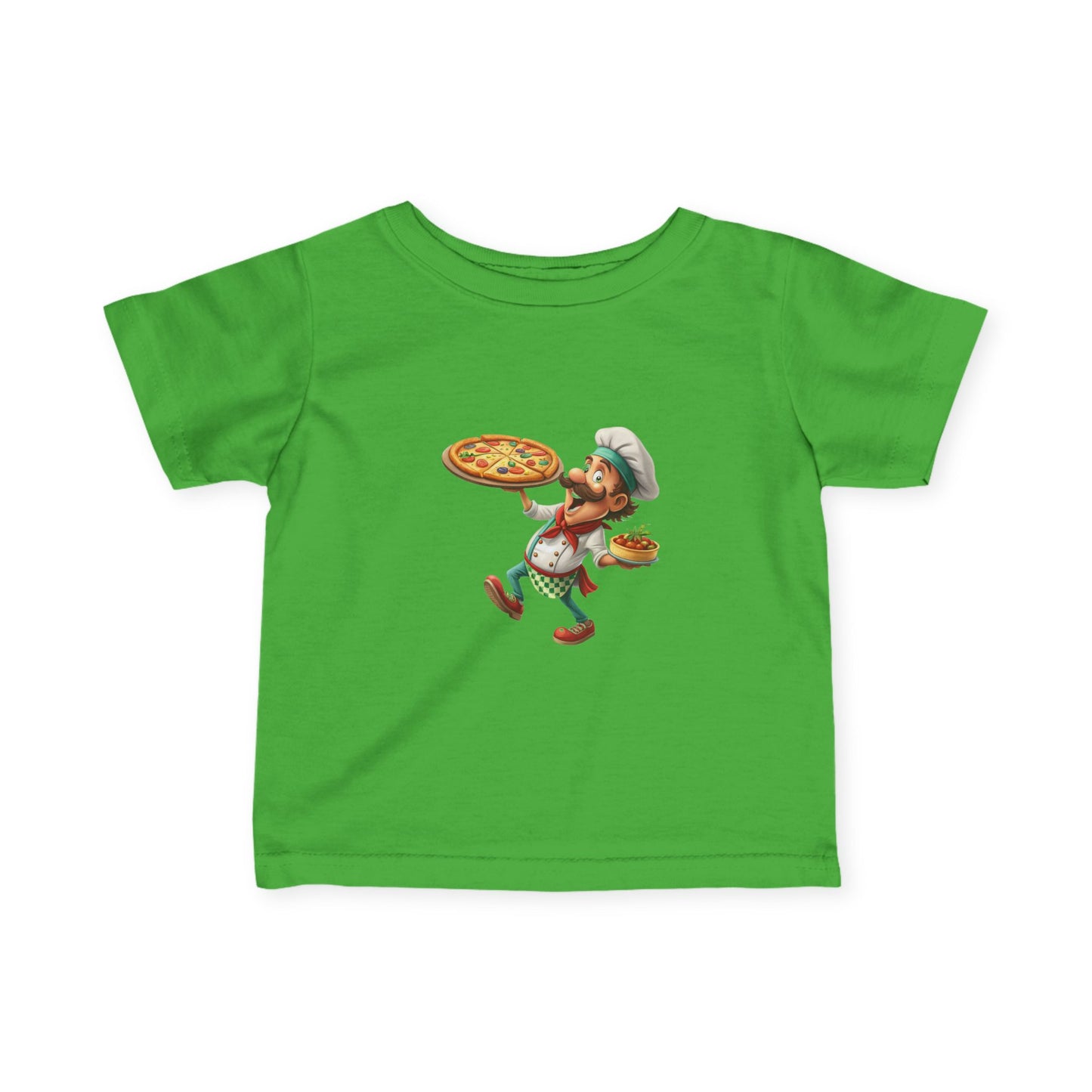 Pizza Chef Infant Tee, Cute Baby T-Shirt, Toddler Pizza Shirt, Gift for Little Chefs, Kids Cooking Outfit, Whimsical Baby Clothes