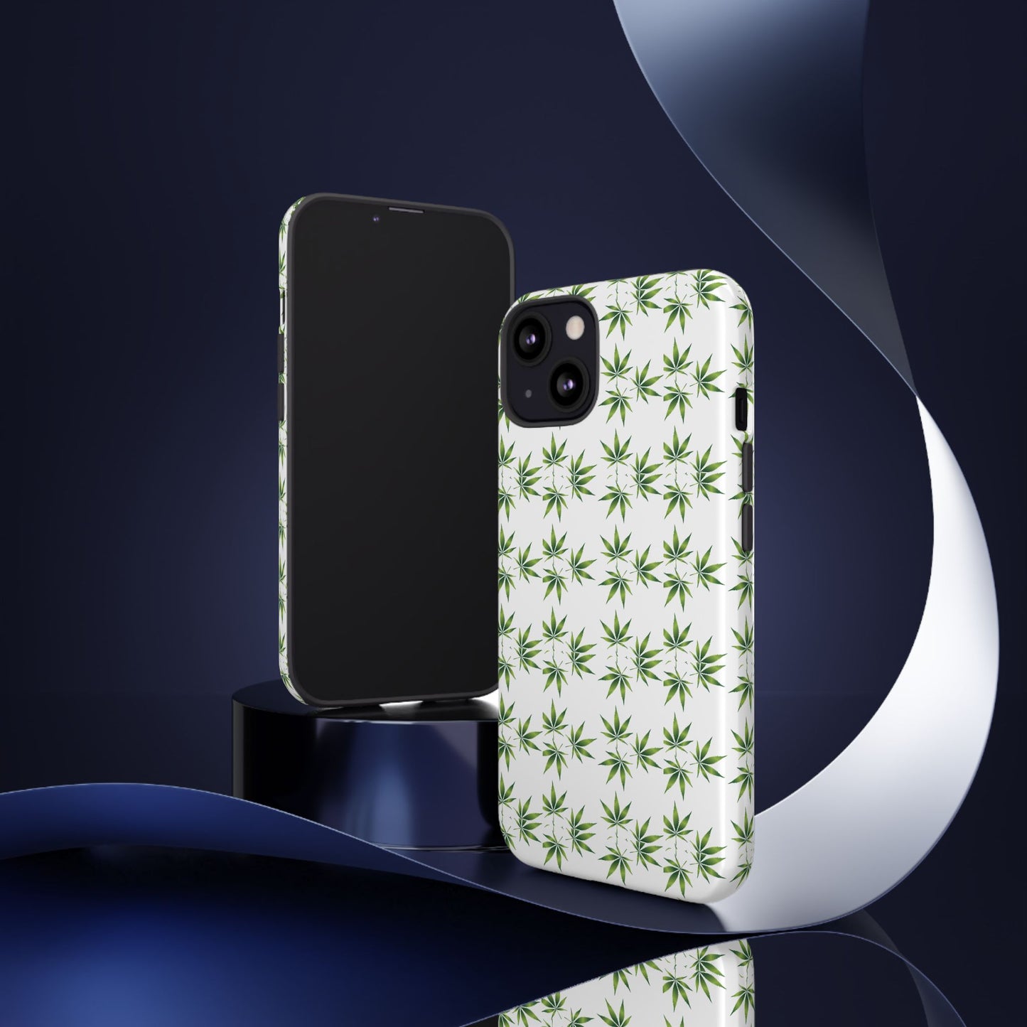 Stylish Phone Case with Cannabis Leaf Design, Durable Phone Cover, Gift for Stoner Friends, Unique Phone Accessory, Nature-Inspired Design