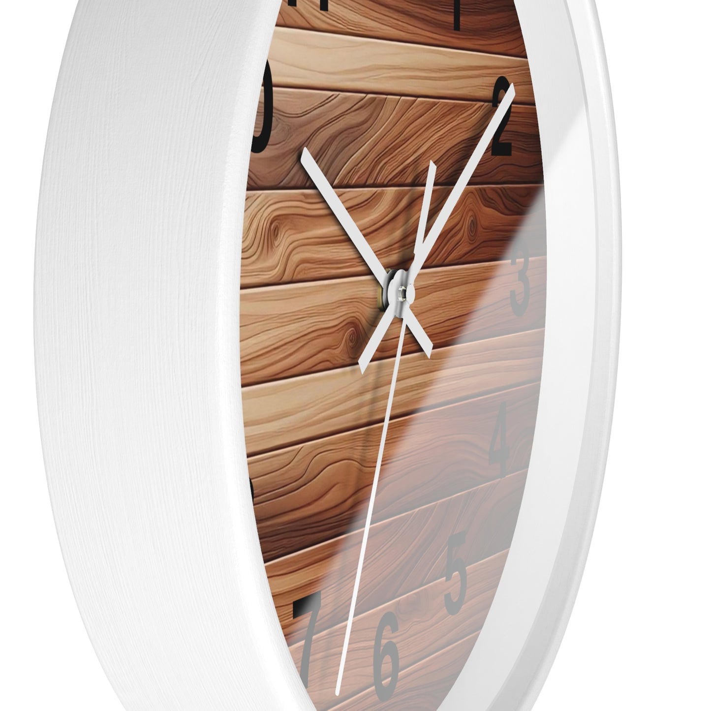 Rustic Wood Wall Clock - Natural Timber Home Decor, Gift for Housewarming, Wedding, Decorative Timepiece, Boho Style, Unique Design