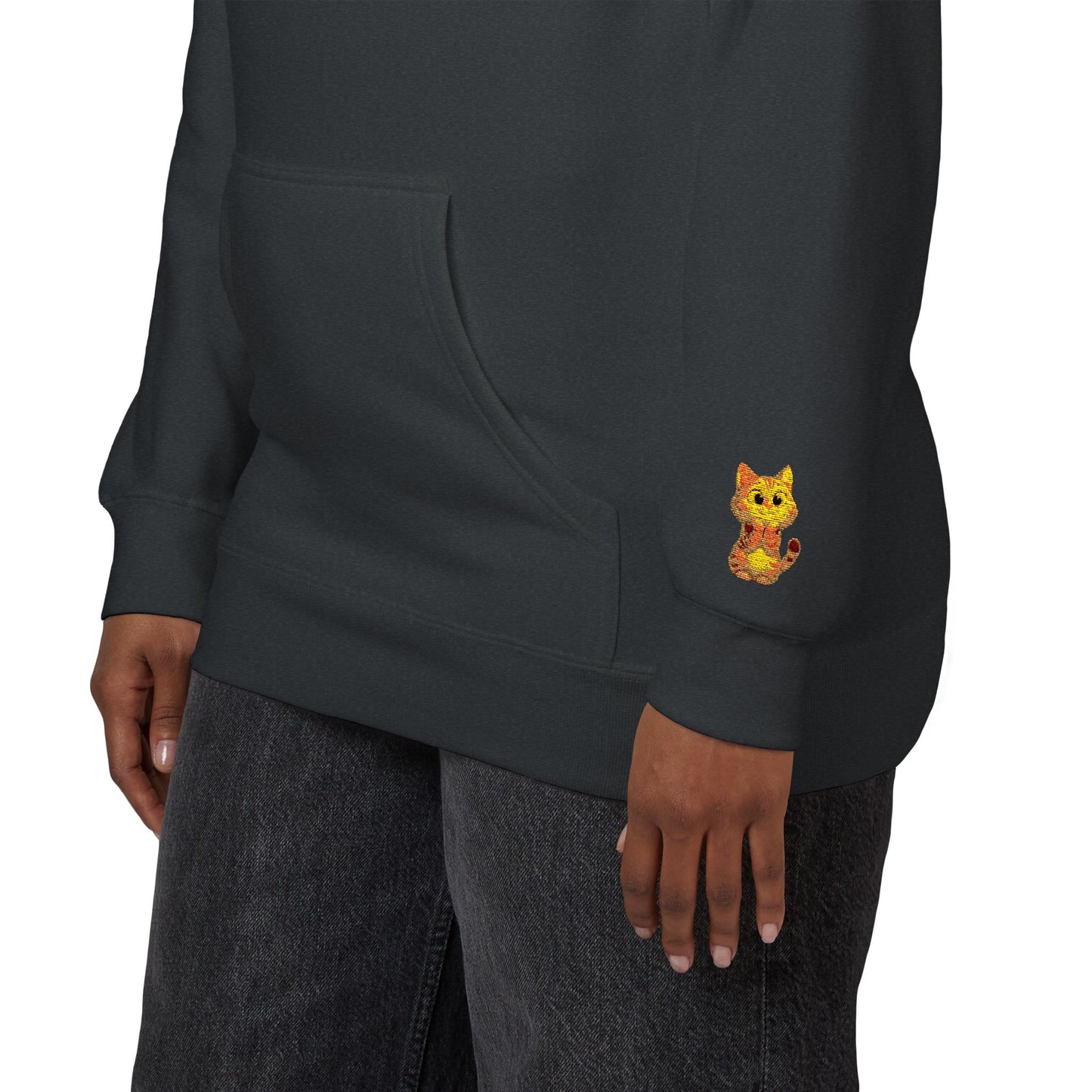 Cozy Fleece Hoodie with Cute Animal Design, Unisex Sweatshirt for Casual Outings, Gifts for Animal Lovers, Perfect for Fall and Winter