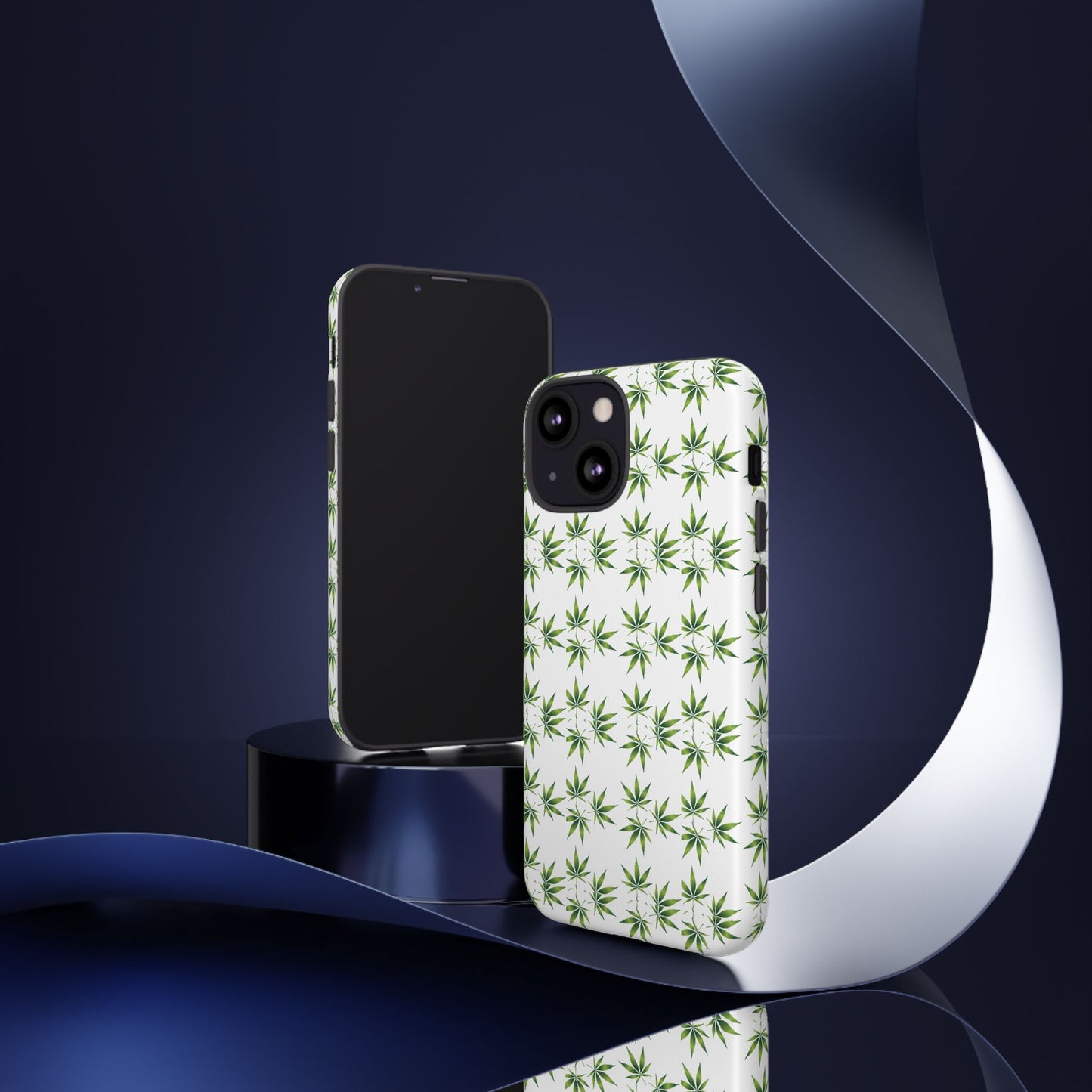 Stylish Phone Case with Cannabis Leaf Design, Durable Phone Cover, Gift for Stoner Friends, Unique Phone Accessory, Nature-Inspired Design