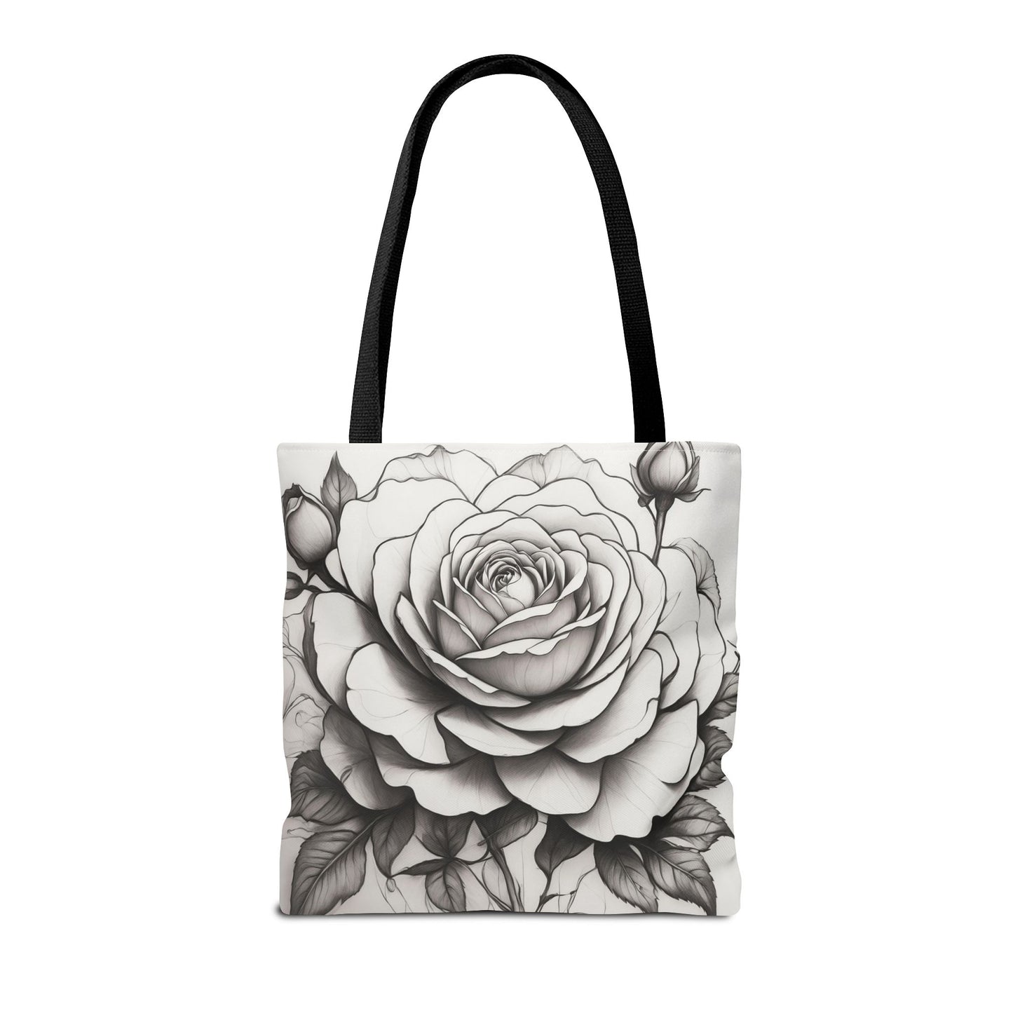 Elegant Floral Tote Bag, Garden Lover Gift, Shopping Bag, Art Print Tote, Mother's Day Gift, Eco-Friendly Canvas Bag