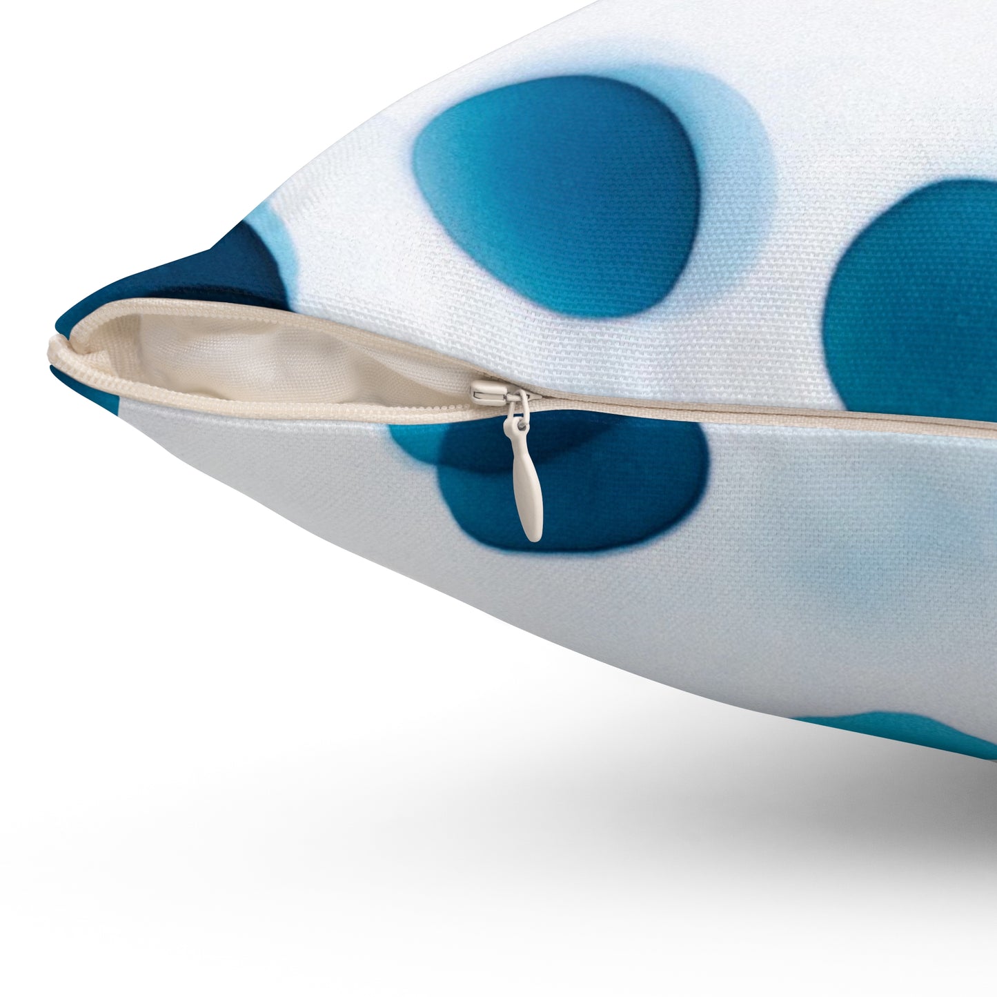 Modern Abstract Dot Design Pillow - Cozy Home Decor, Blue and White Accent Cushion, Bohemian Home Accessory, Unique Gift Idea, Contemporary