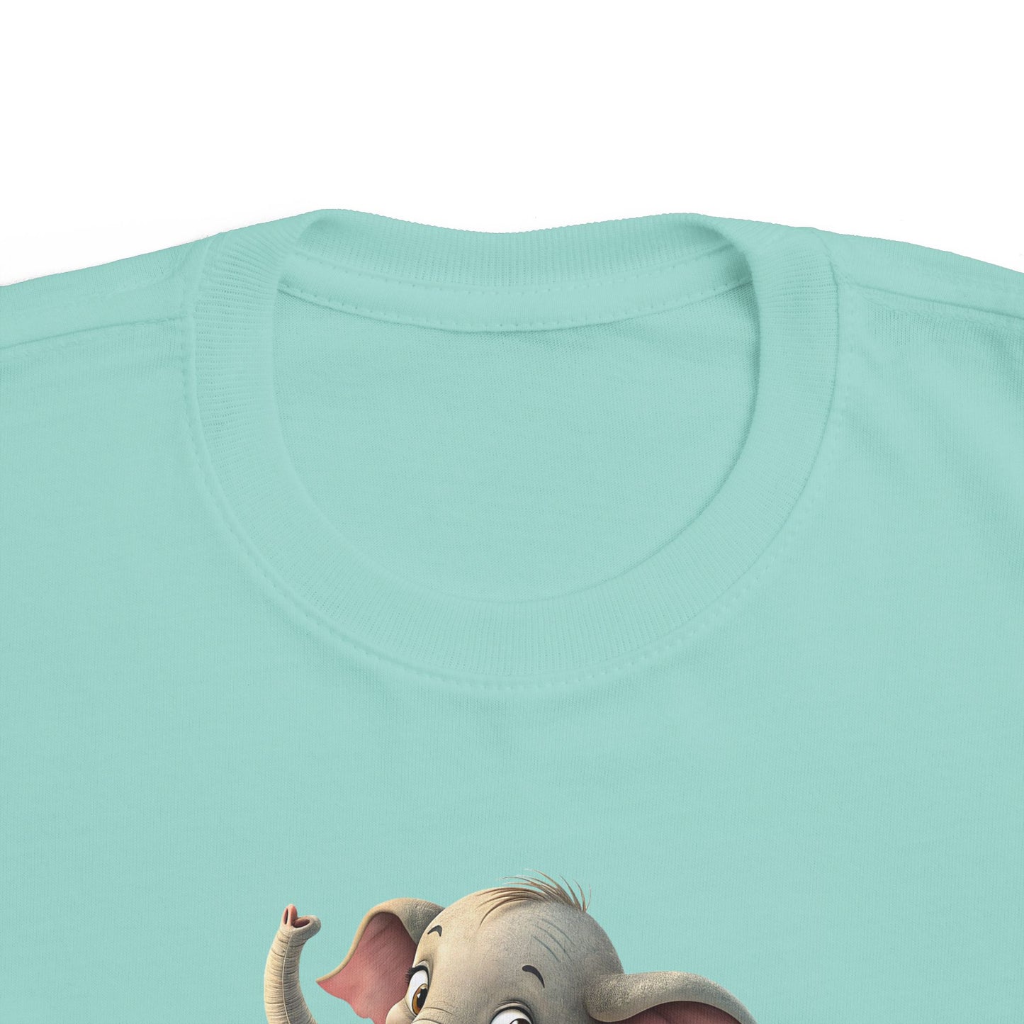 Cute Elephant Toddler Tee, Fun Summer Shirt, Kids Beachwear, Adorable Gift for Ages 2-5, Playful Animal Apparel