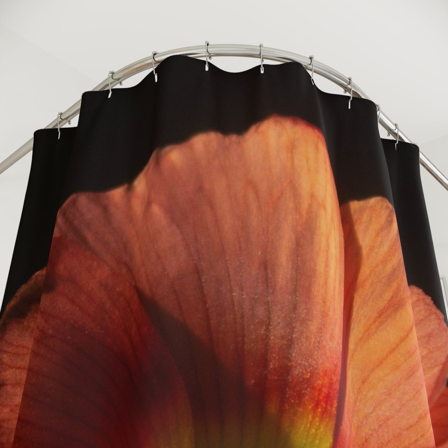 Elegant Floral Shower Curtain, Bohemian Home Decor