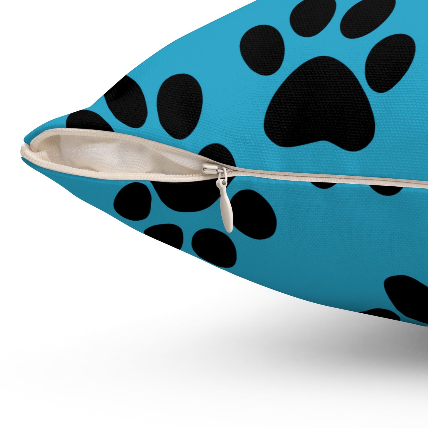 Pet Lover's Decorative Pillow, Dog Paw Print Accent Cushion, Cozy Pet Themed Home Decor, Gift for Dog Owners, Animal Lover's Pillow