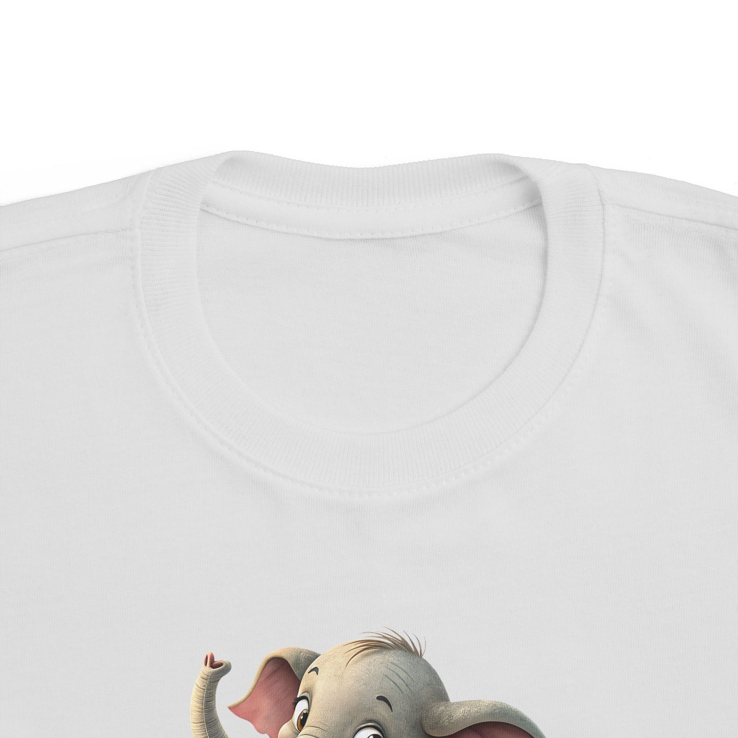 Cute Elephant Toddler Tee, Fun Summer Shirt, Kids Beachwear, Adorable Gift for Ages 2-5, Playful Animal Apparel