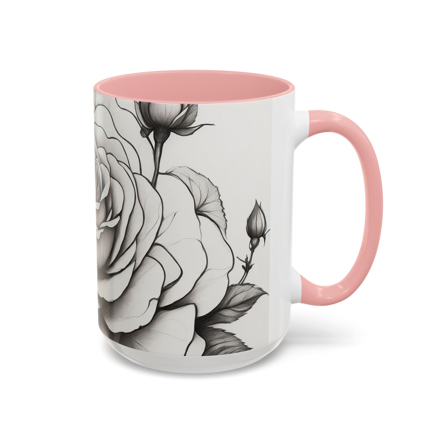 Elegant Floral Coffee Mug - Perfect Gift for Flower Lovers, Mother's Day, Birthdays, Home Decor, Office Use