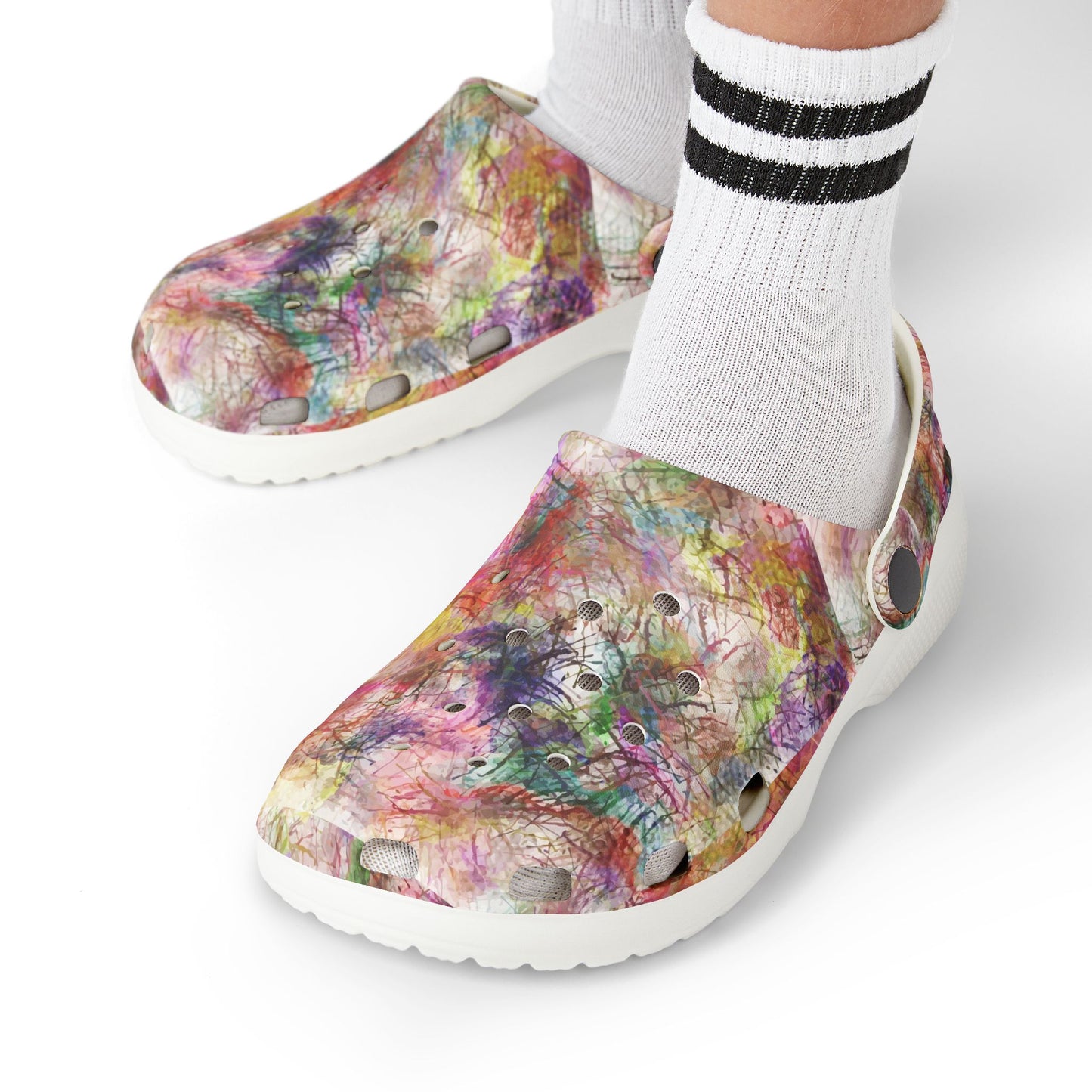 Brightly Colored Kid's EVA Foam Clogs, Fun Slip-On Shoes, Perfect for Play, Summer Outings, Gift for Kids, Comfortable Footwear