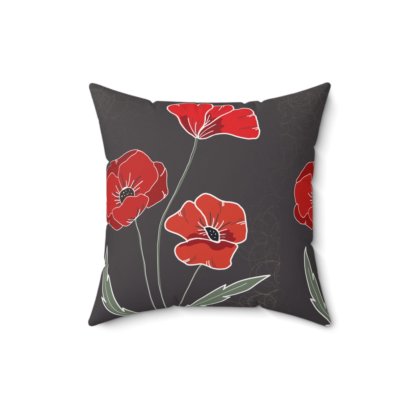 Spun Polyester Square Pillow