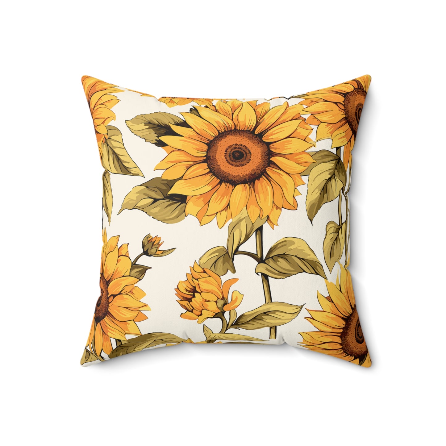Sunflower Decor Pillow Cozy Home Accent, Summer Vibes, Floral Cushion, Throw Pillow Decor