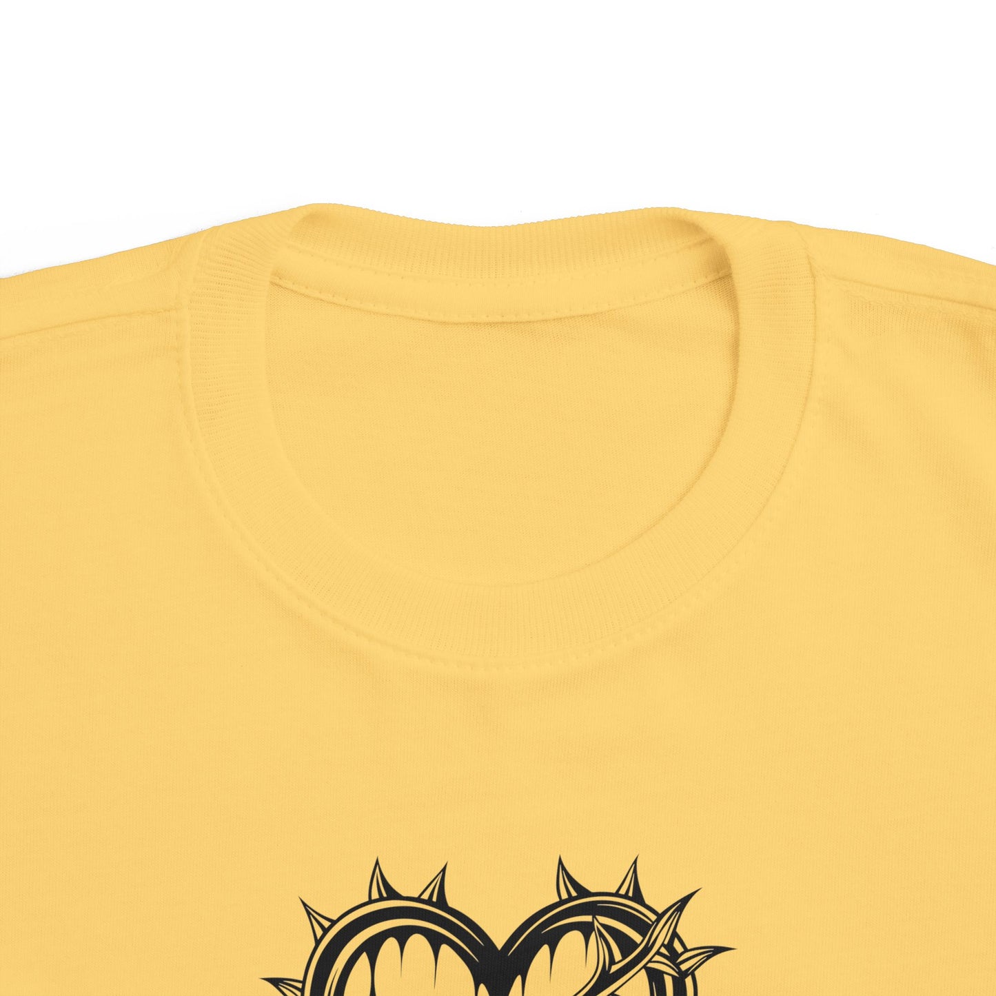 Toddler's Heart & Thorn Tee, Cute Kids T-Shirt, Children's Graphic Shirt, Gift for Toddlers, Cool Summer Outfit
