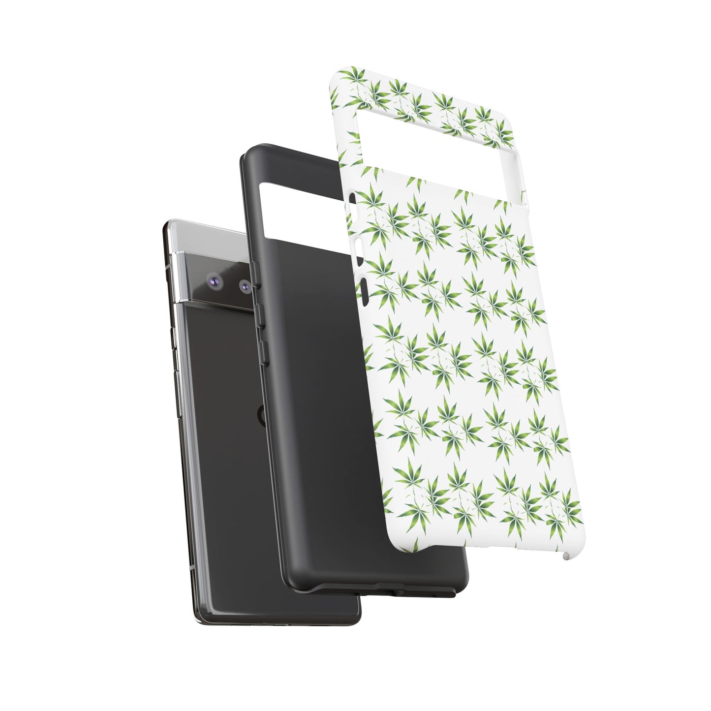 Stylish Phone Case with Cannabis Leaf Design, Durable Phone Cover, Gift for Stoner Friends, Unique Phone Accessory, Nature-Inspired Design
