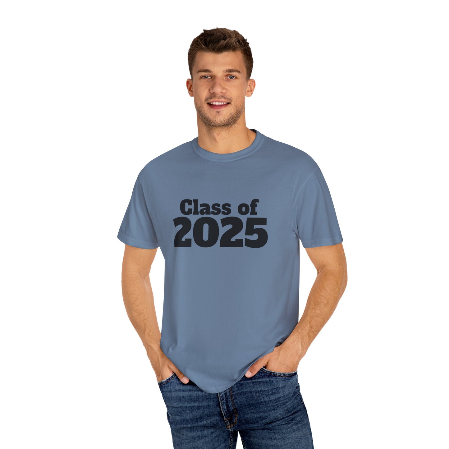 Class of 2025 Unisex Garment-Dyed T-Shirt, Graduation Gift, Back to School Tee