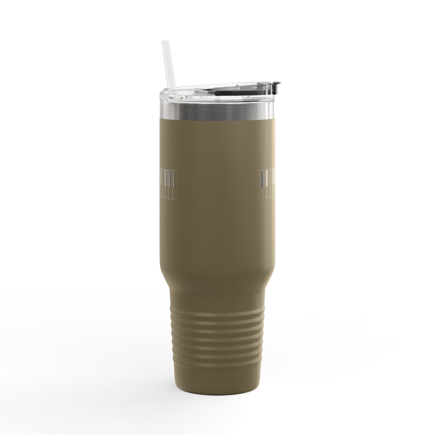 Piano-Themed Insulated Travel Mug, 40oz | Music Lover's Drinkware, Perfect Gift for Musicians, Coffee Mug, Travel Cup, Concert Essential