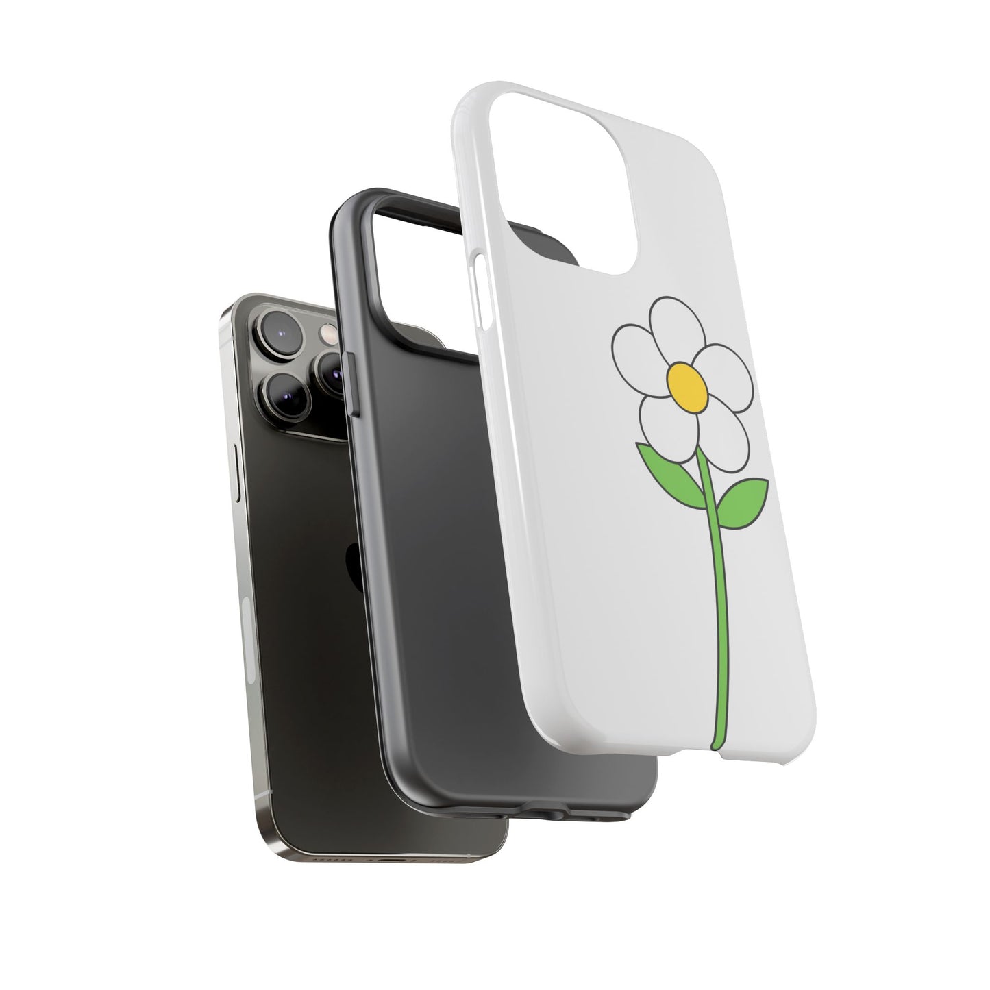 Floral Phone Case, Tough Cases with Flower Design, Cute Phone Accessory, Gifts for Her, Spring Decor, Unique Phone Cases