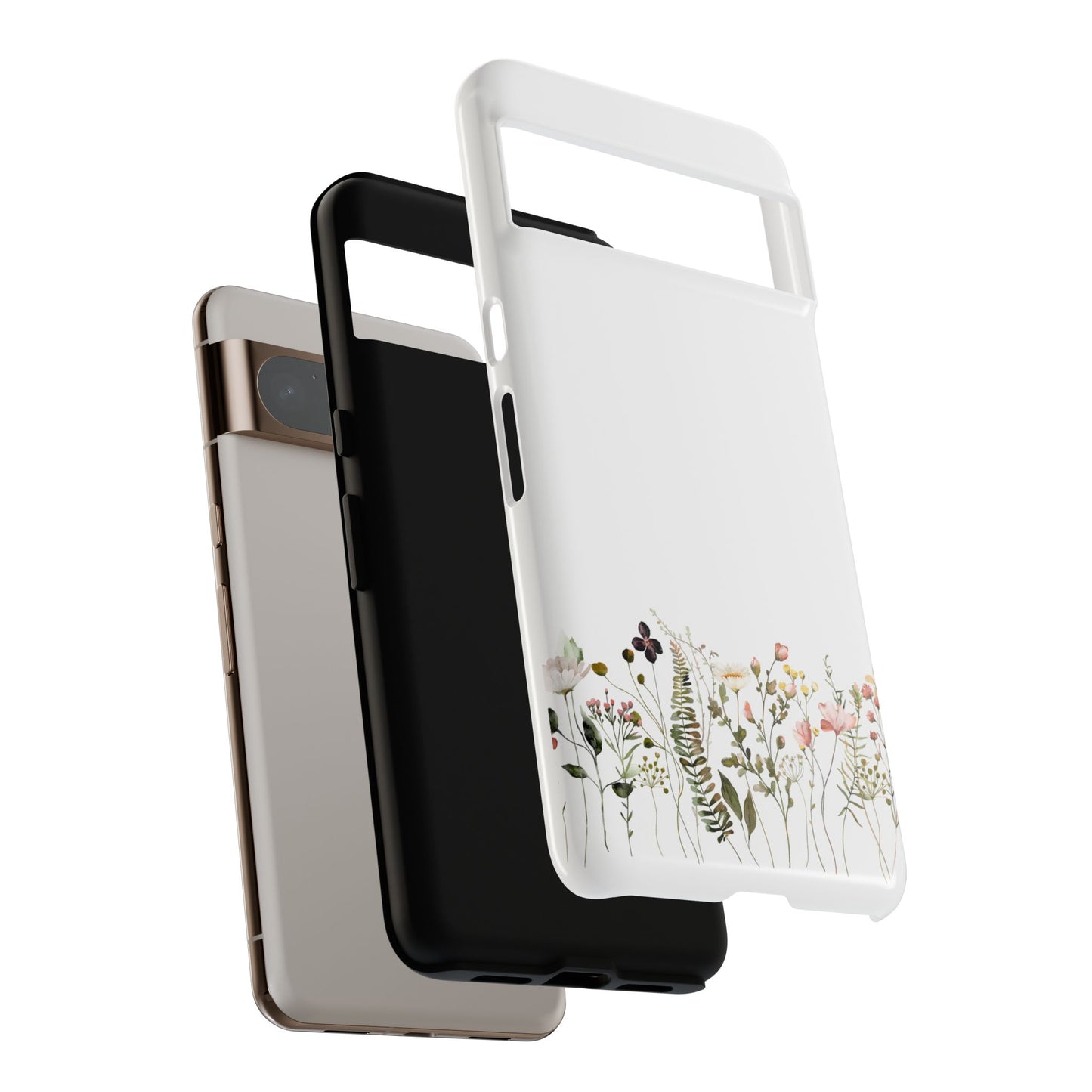 Floral Phone Case - Tough Cases for Nature Lovers, Stylish Floral Design, Phone Protection, Gifts for Her, Eco-Friendly Tech Accessories