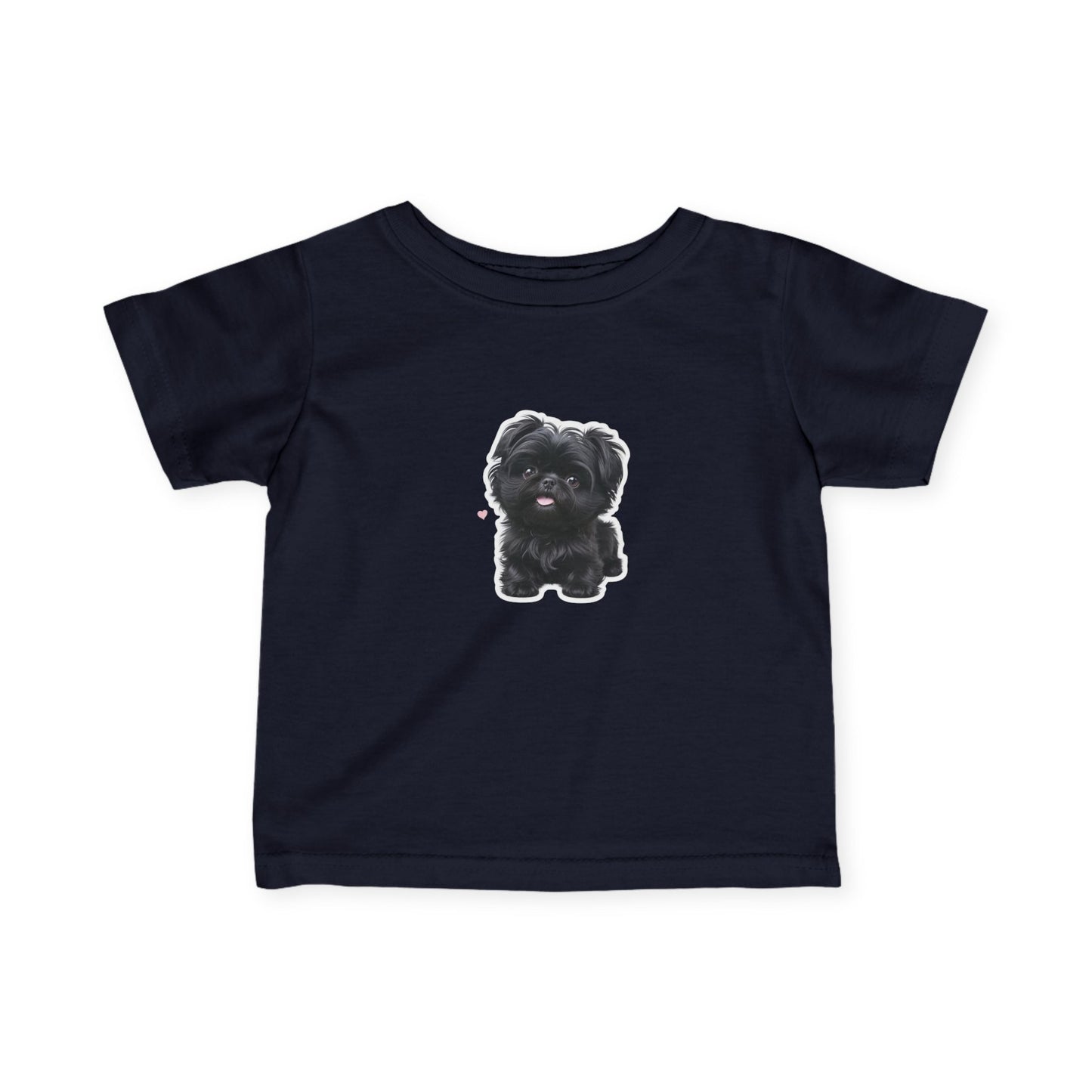 Cute Puppy Infant T-Shirt | Adorable Baby Tee for Dog Lovers | Perfect for Newborns, Birthdays, Baby Showers, Photo Ops