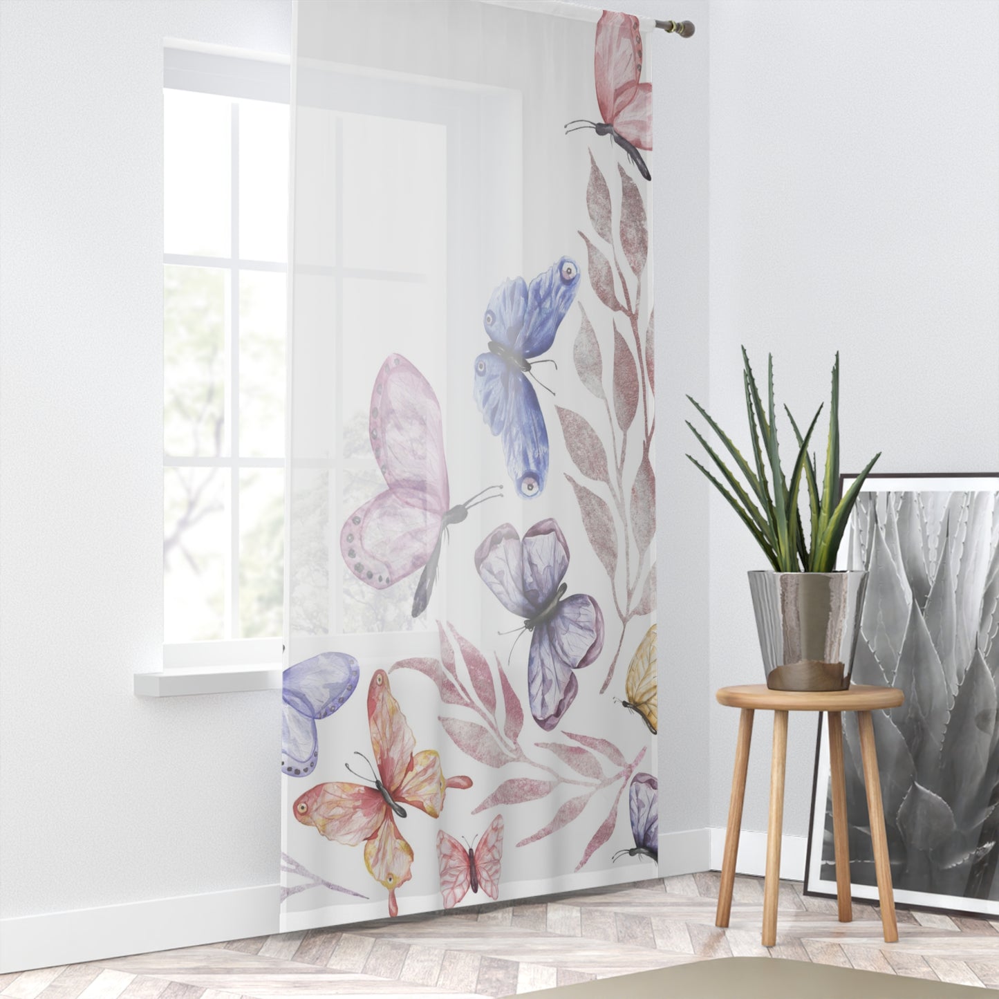 Window Curtain - Wildflowers