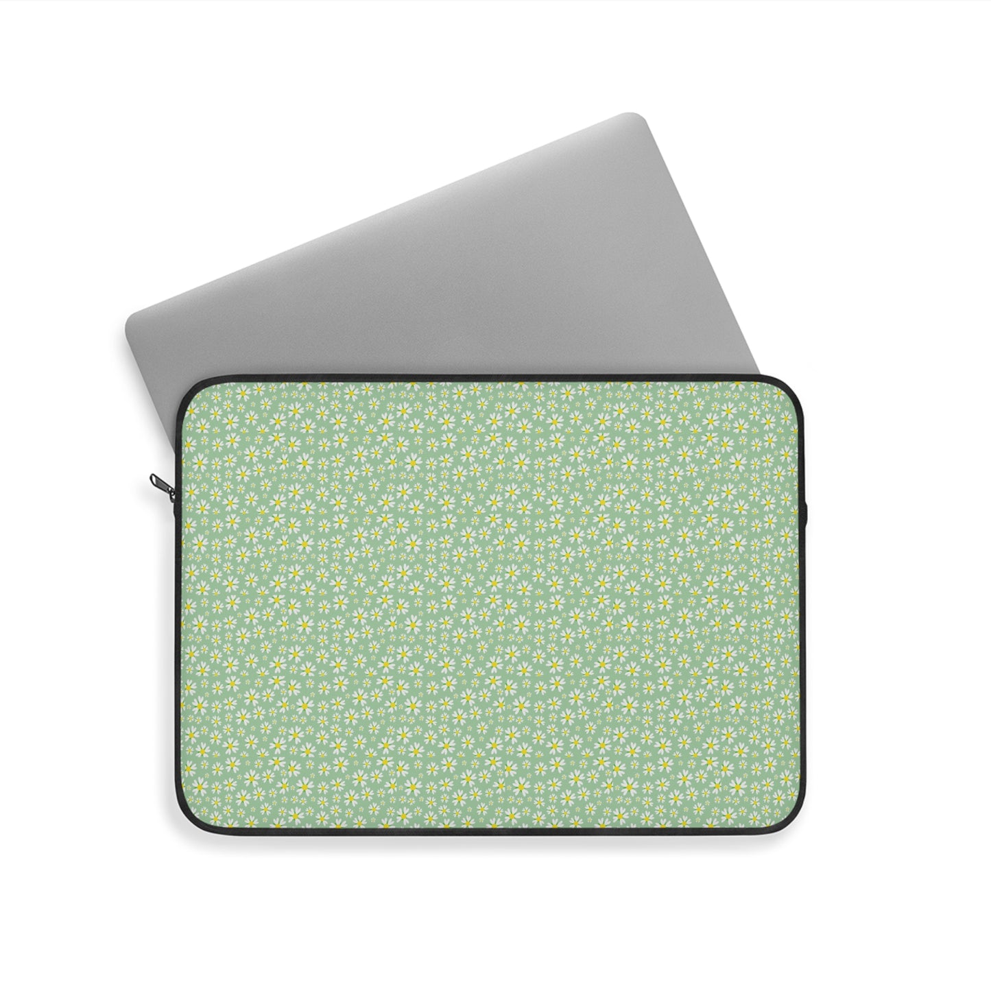 Floral Laptop Sleeve, Cute Computer Case, Personalized Tech Accessory, Gifts for Students, Floral Pattern Sleeve