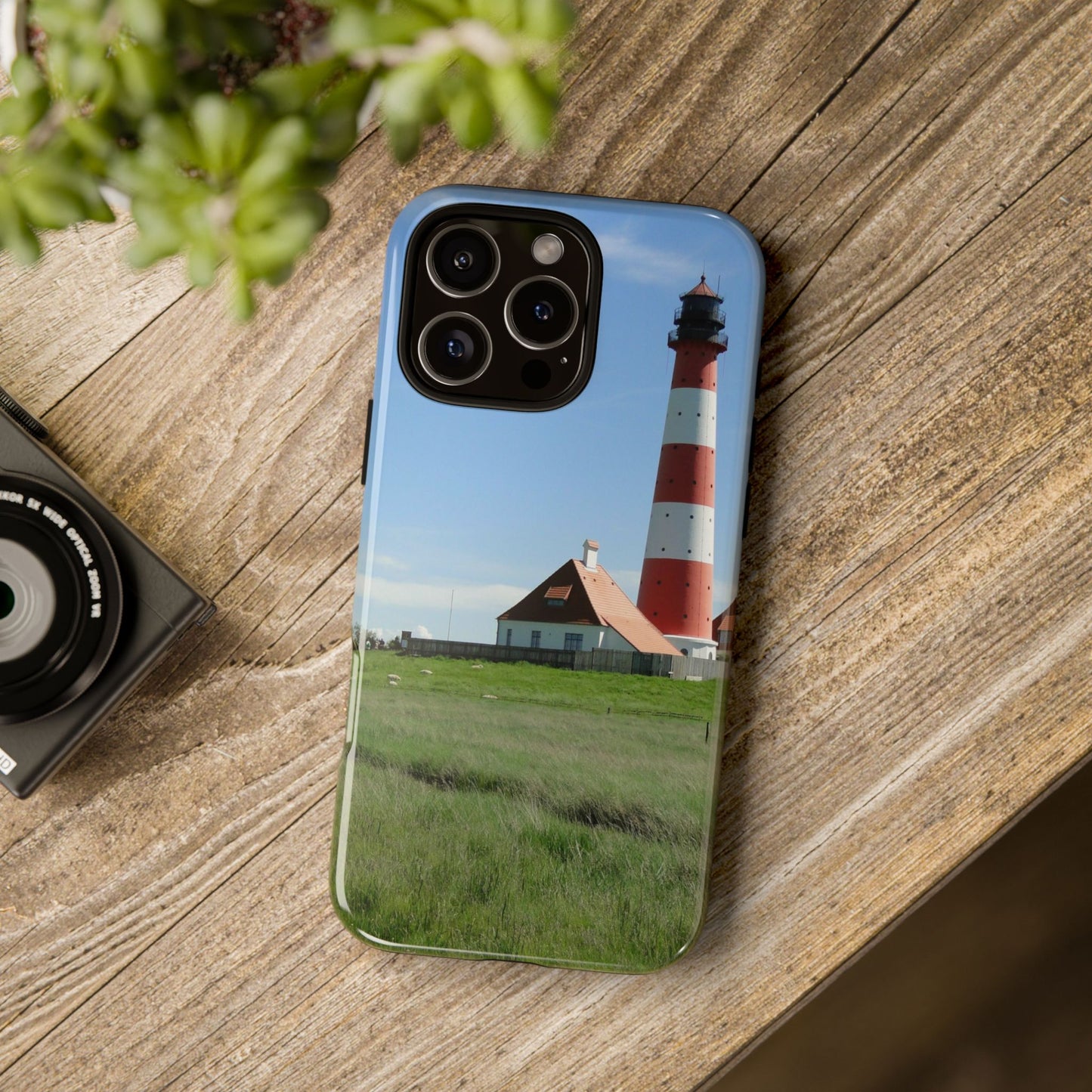 Lighthouse Phone Case - Coastal Vibes, Nautical Gift, Ocean Lover Accessory, Beach Aesthetic, Customizable Design