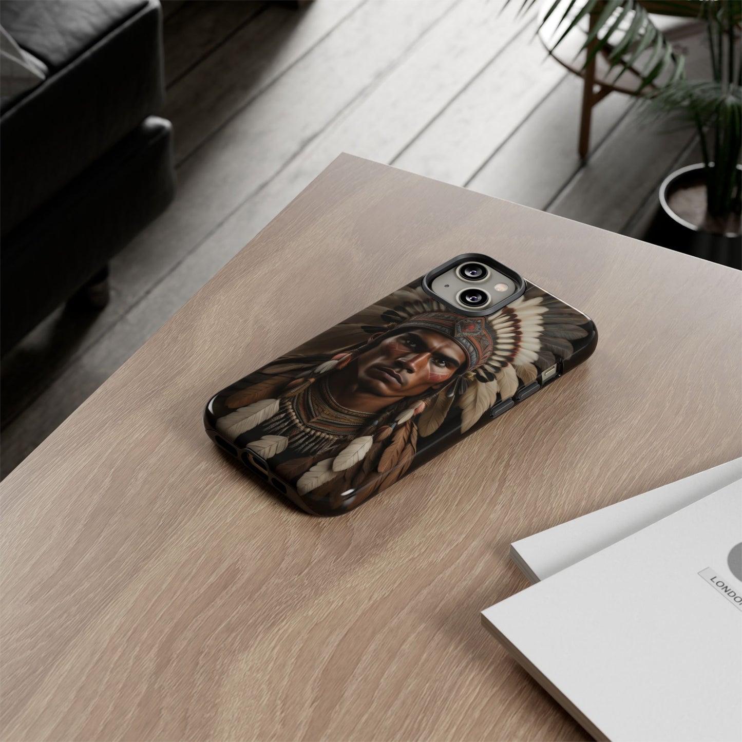 Native American Art Phone Case, Strong Culture Design, Unique Gift for Him or Her, Tough Cases, Customizable Protector, Tribal Style