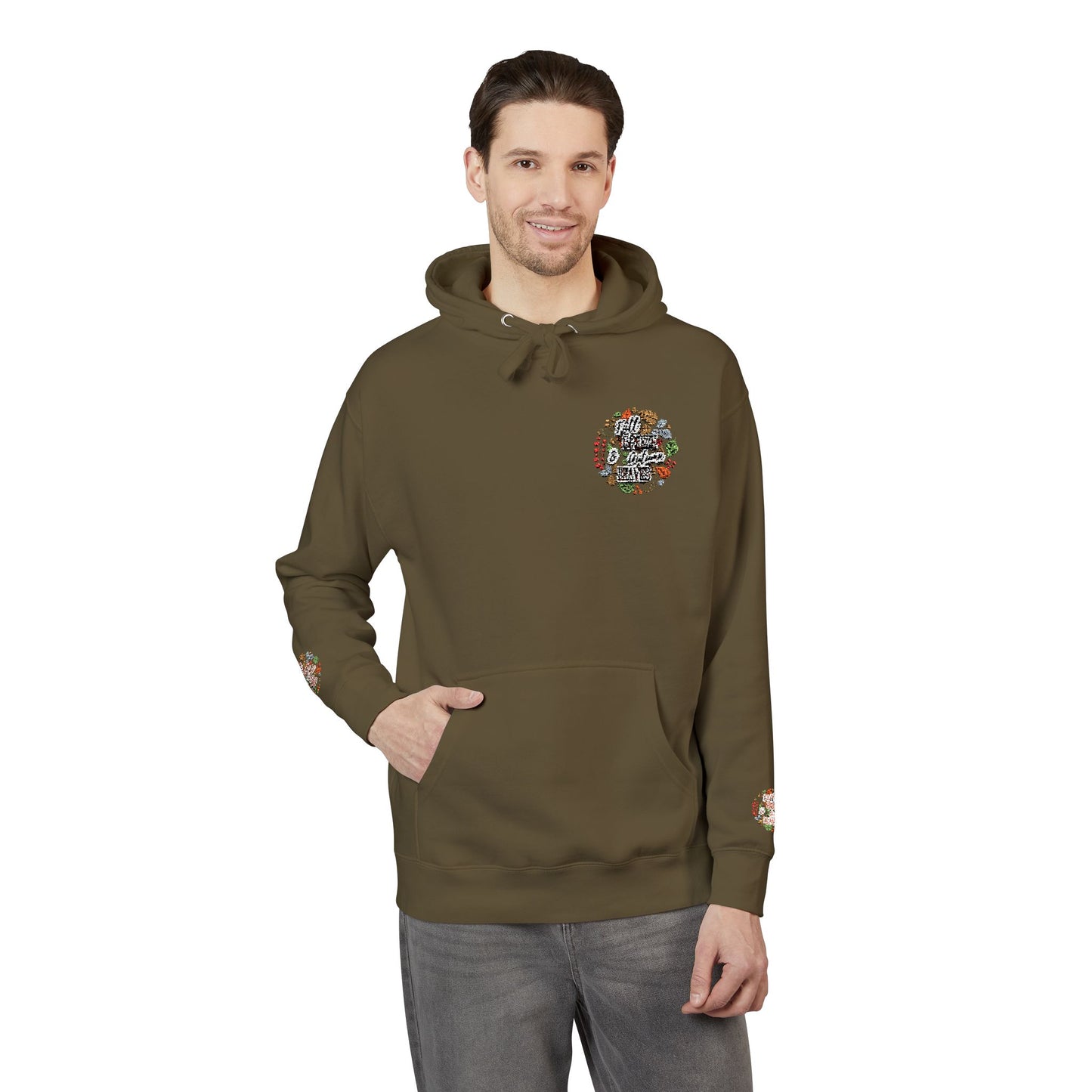 Floral Unisex Fleece Hoodie - Cozy Gift for Nature Lovers, Perfect for Fall, Spring, Birthdays, Relaxation, Outdoor Activities