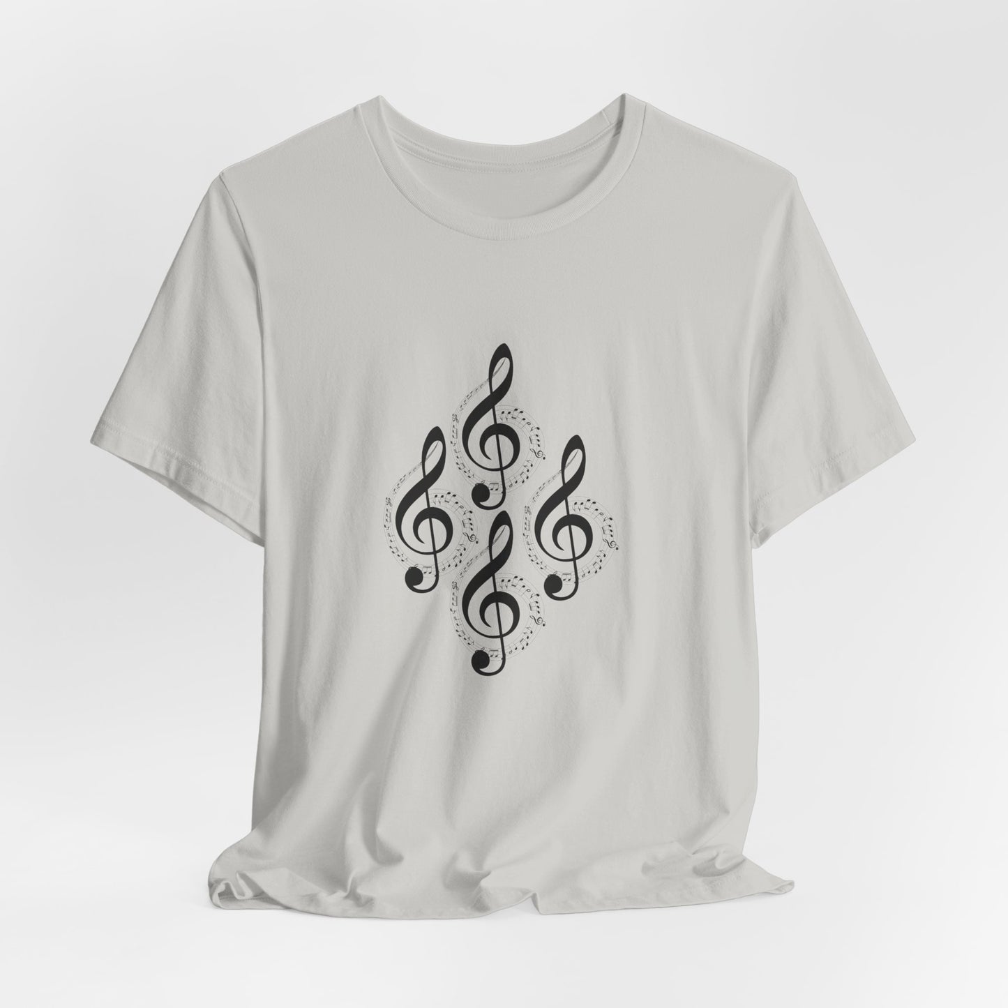 Musical Notes Tee - Perfect for Music Lovers, Casual Wear, Concerts, Festivals, Unique Gift Idea