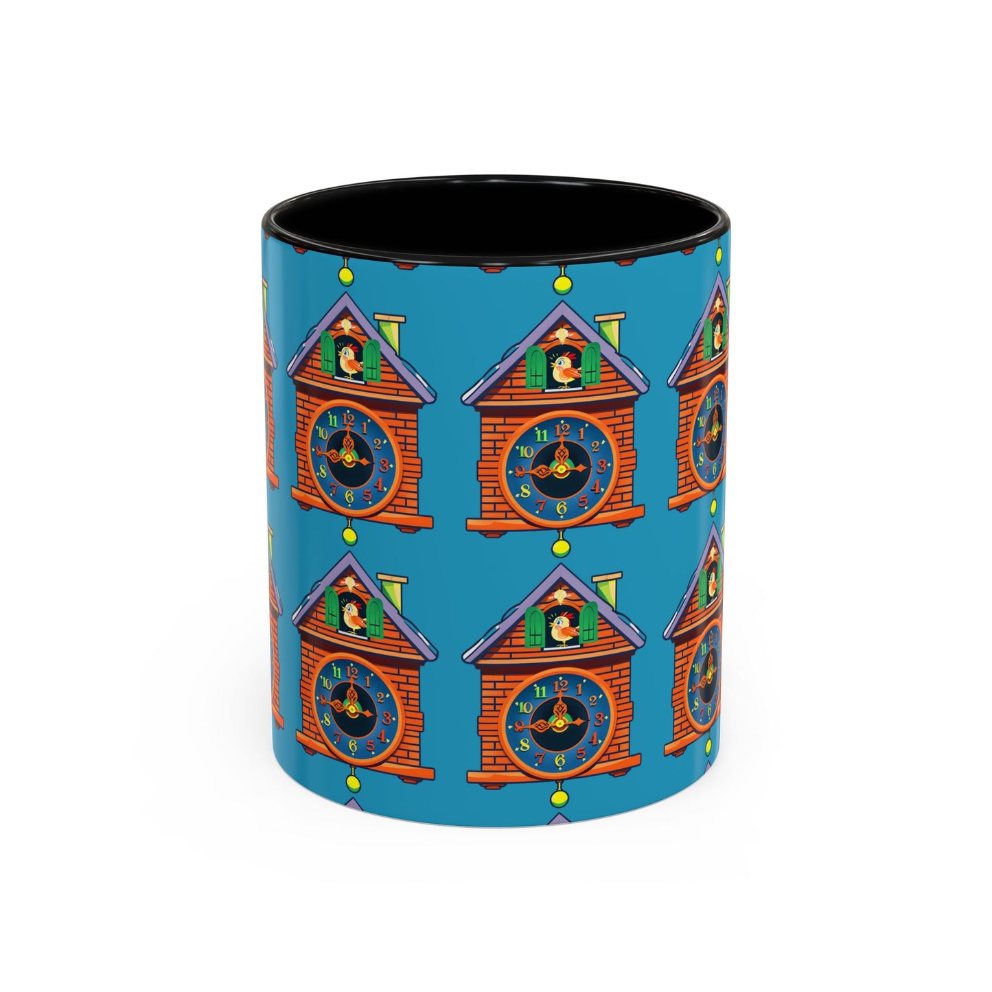 Whimsical Clock House Coffee Mug Unique Gift for Home Decor