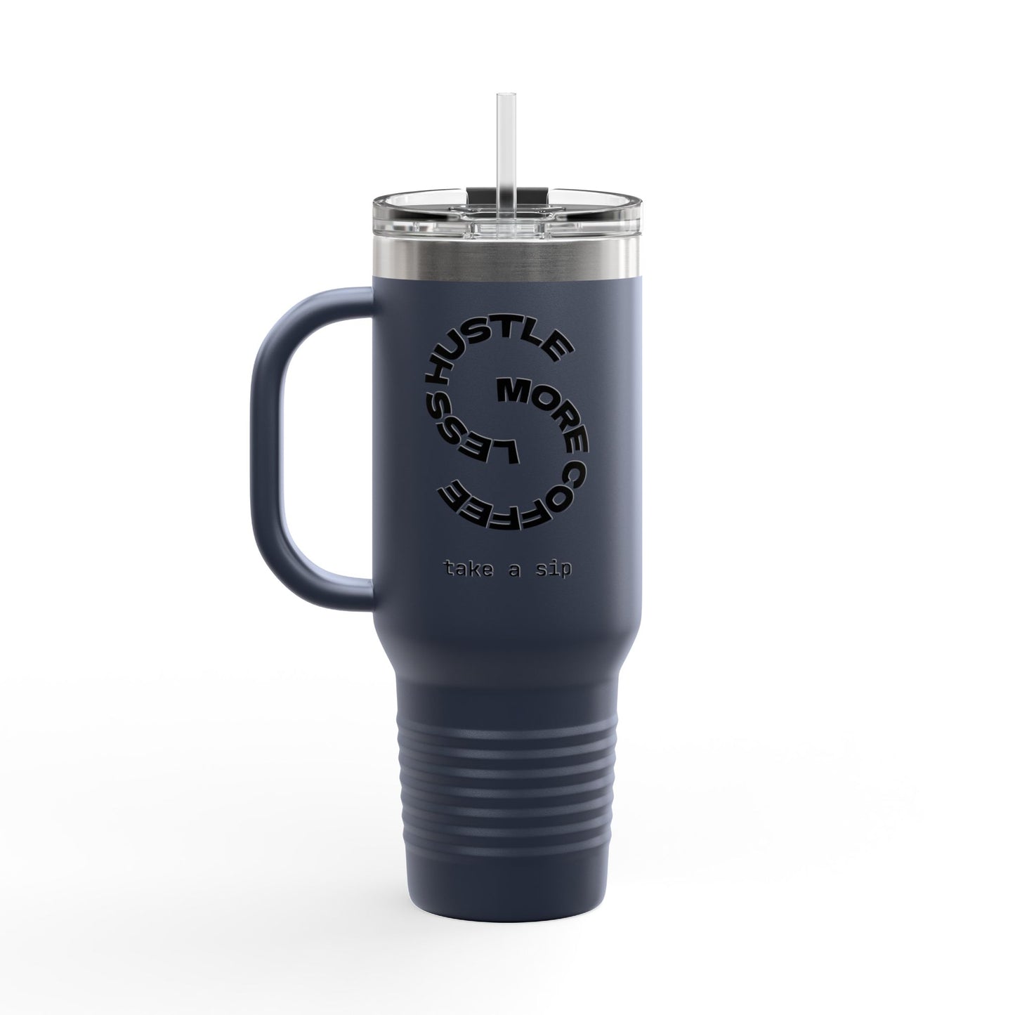 Motivational Insulated Travel Mug for Coffee Lovers, 40oz Coffee Tumbler, Perfect for Work and Travel, Gift for Her