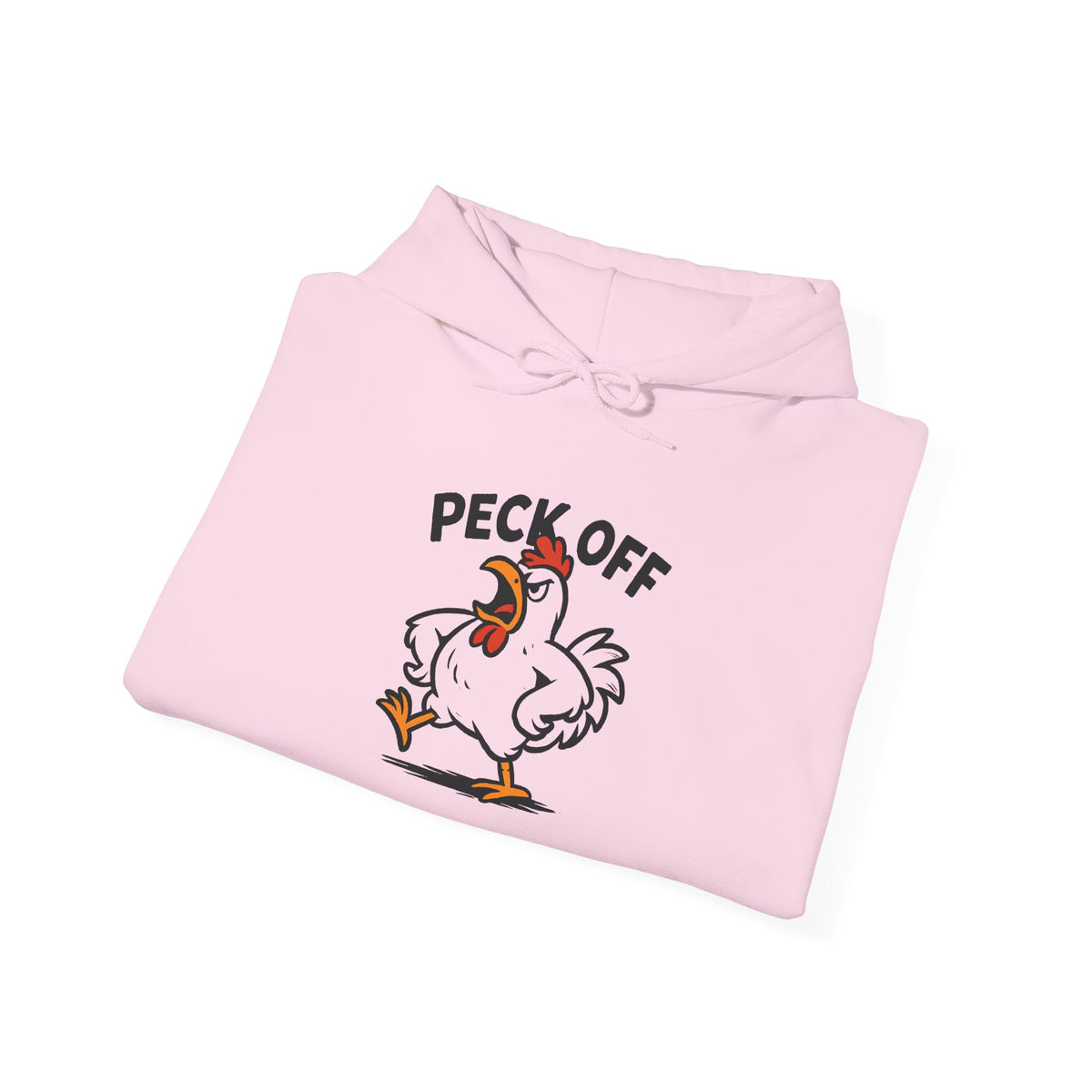 Peck Off Chicken Hoodie – Funny Graphic Poultry Sweatshirt