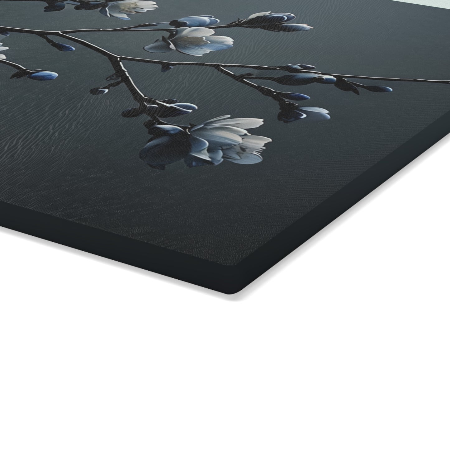 Floral Glass Cutting Board - Elegant Kitchen Decor, Unique Gift for Chefs