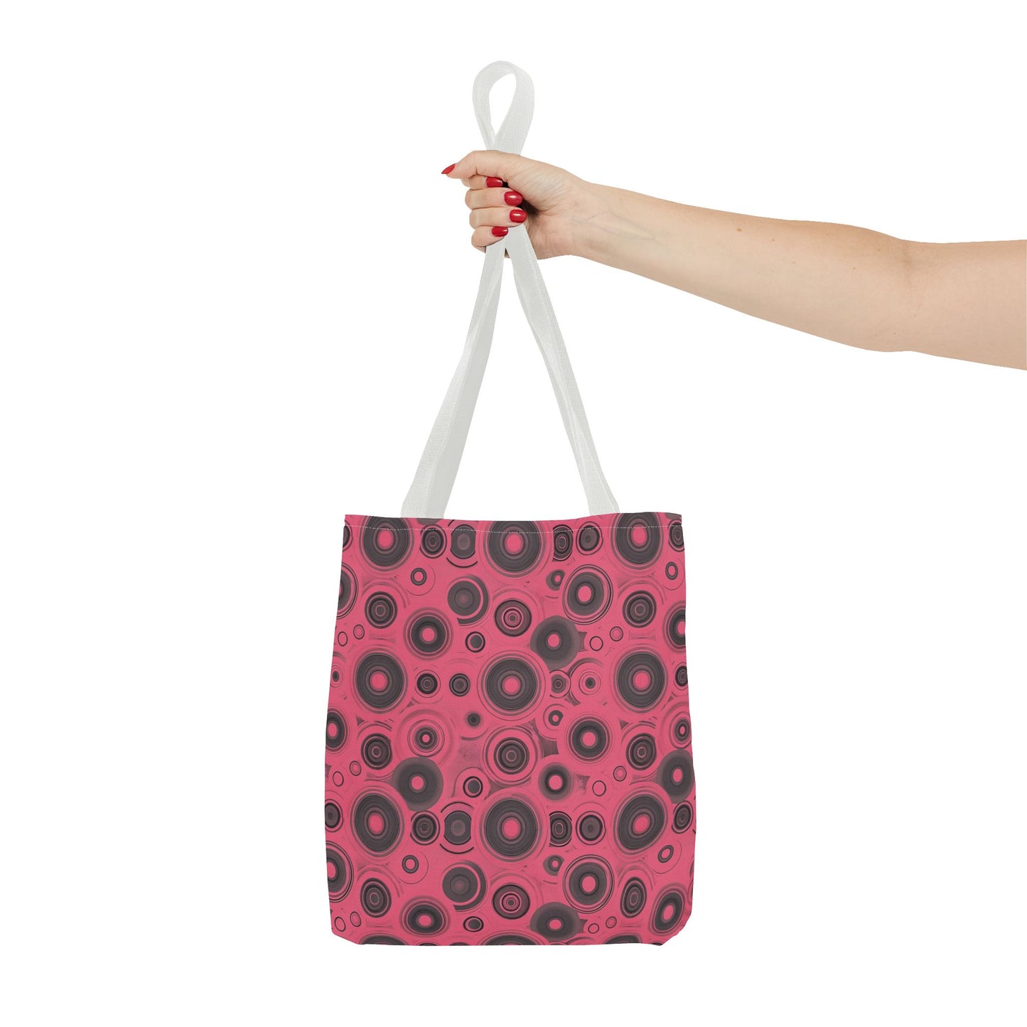 Colorful Retro Tote Bag, Stylish Beach Bag, Shopping Tote