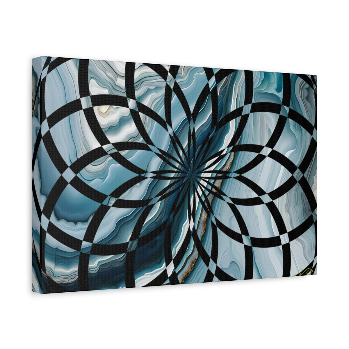 Abstract Geometric Art Canvas Print, Modern Wall