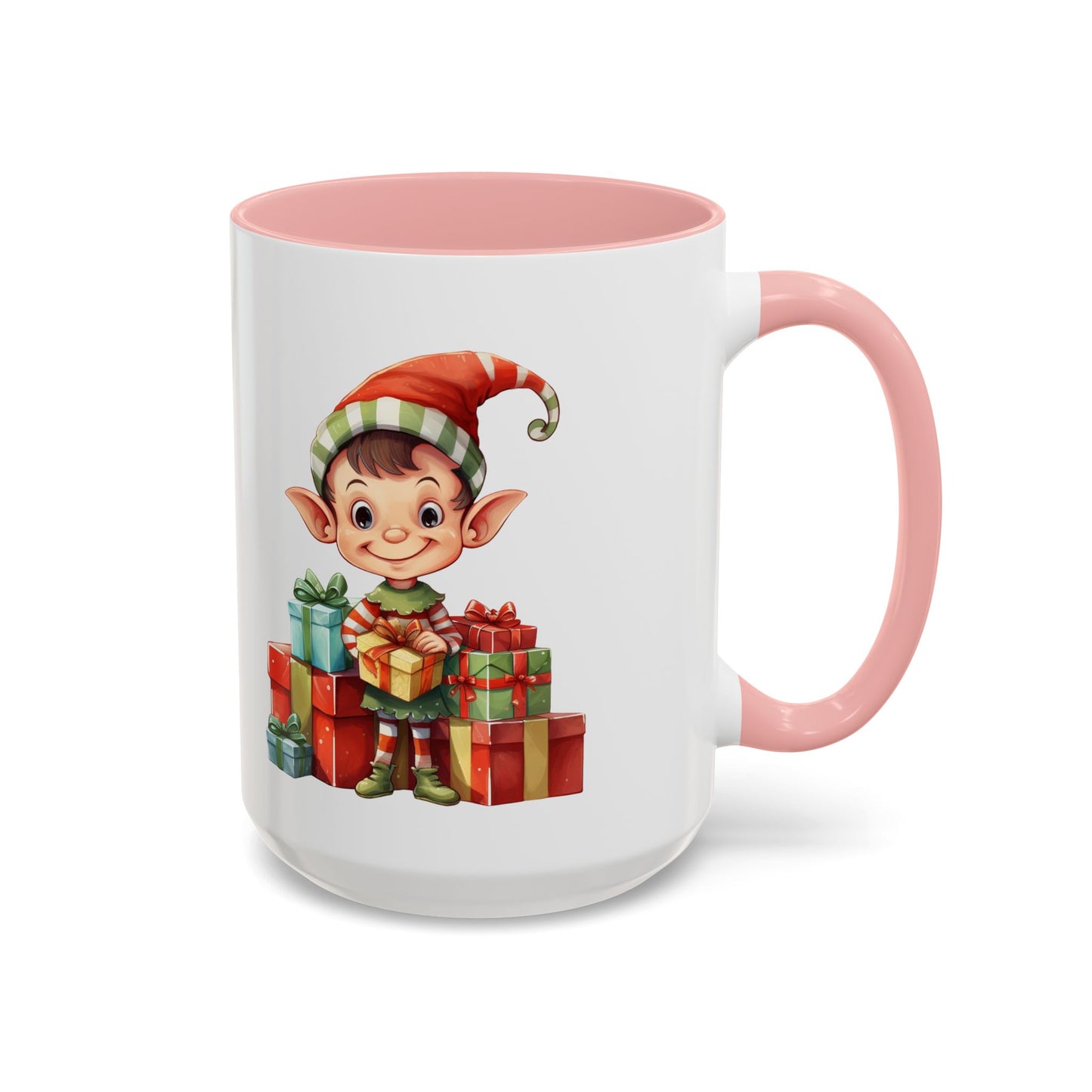 Holiday Elf Coffee Mug - Festive Gift Mug, Christmas Decor, Cute Elf Mug, Coffee Lover Gift, Winter Holiday Drinkware
