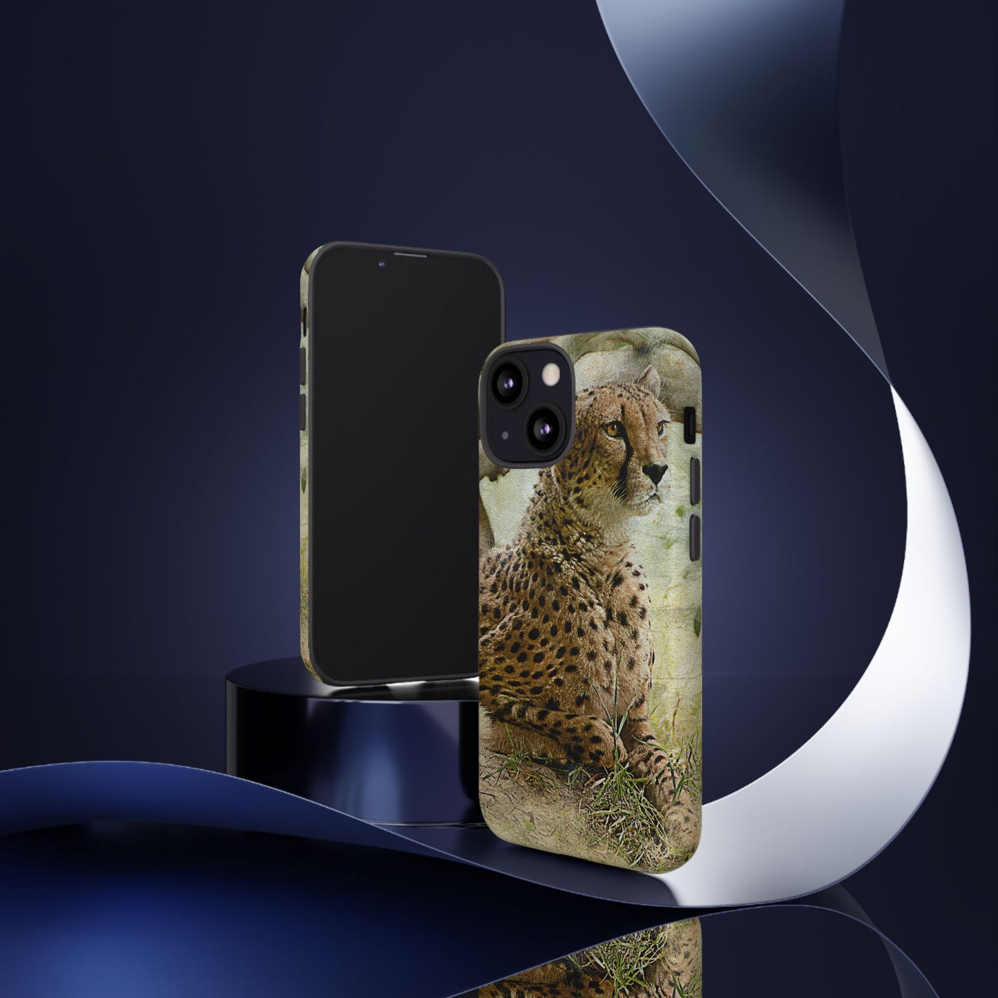 Cheetah Phone Case, Tough Cases, Animal Lover Gift, Wildlife Protection, Eco-Friendly Mobile Cover, Unique Phone Accessory