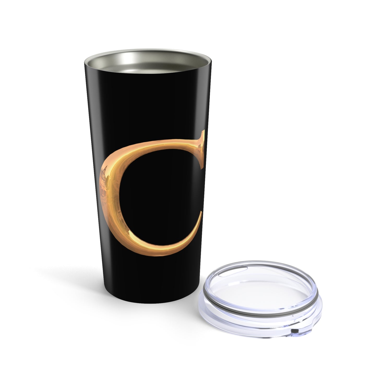 Stylish 20oz Tumbler with Unique Design Letter C