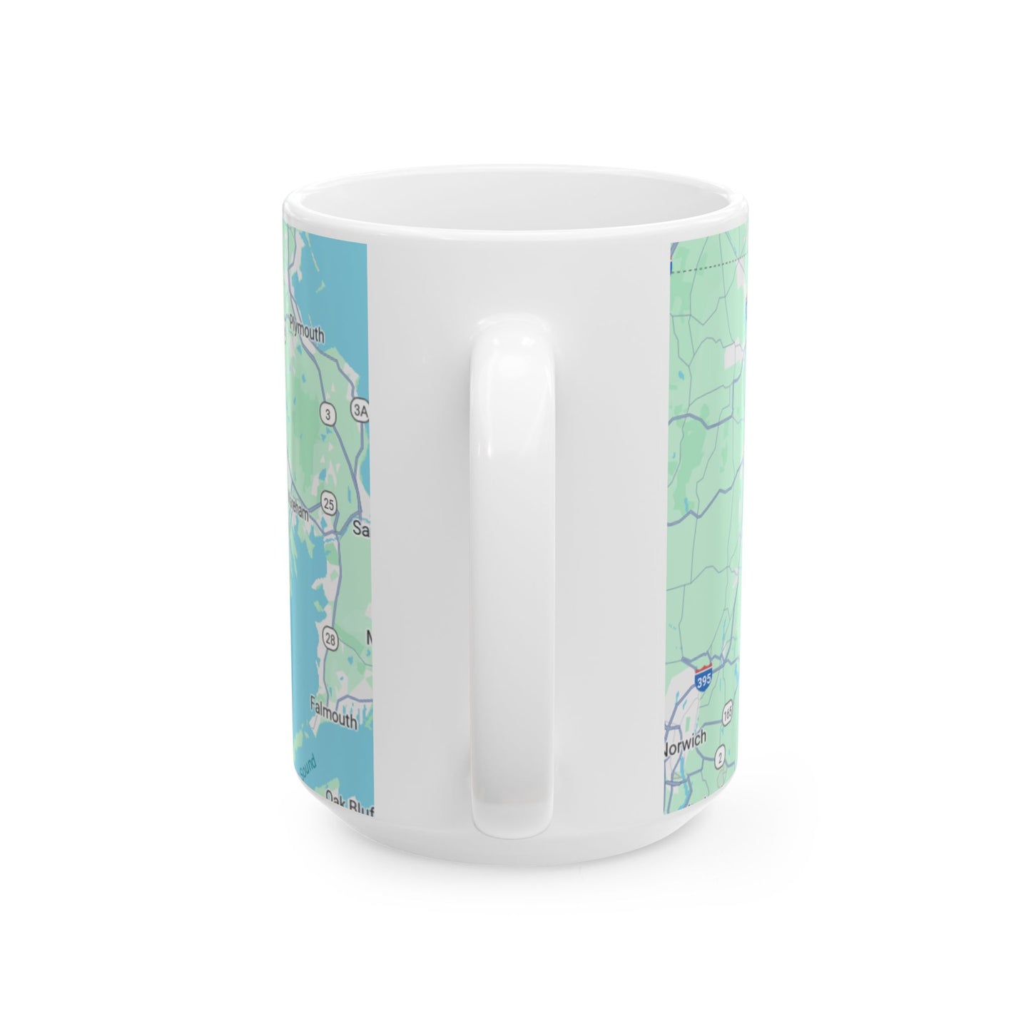 Custom Providence, RI Map Mug, Unique Ceramic Coffee Cup, Personalized Gift for Travelers, Rhode Island Souvenir, Heart Map Design