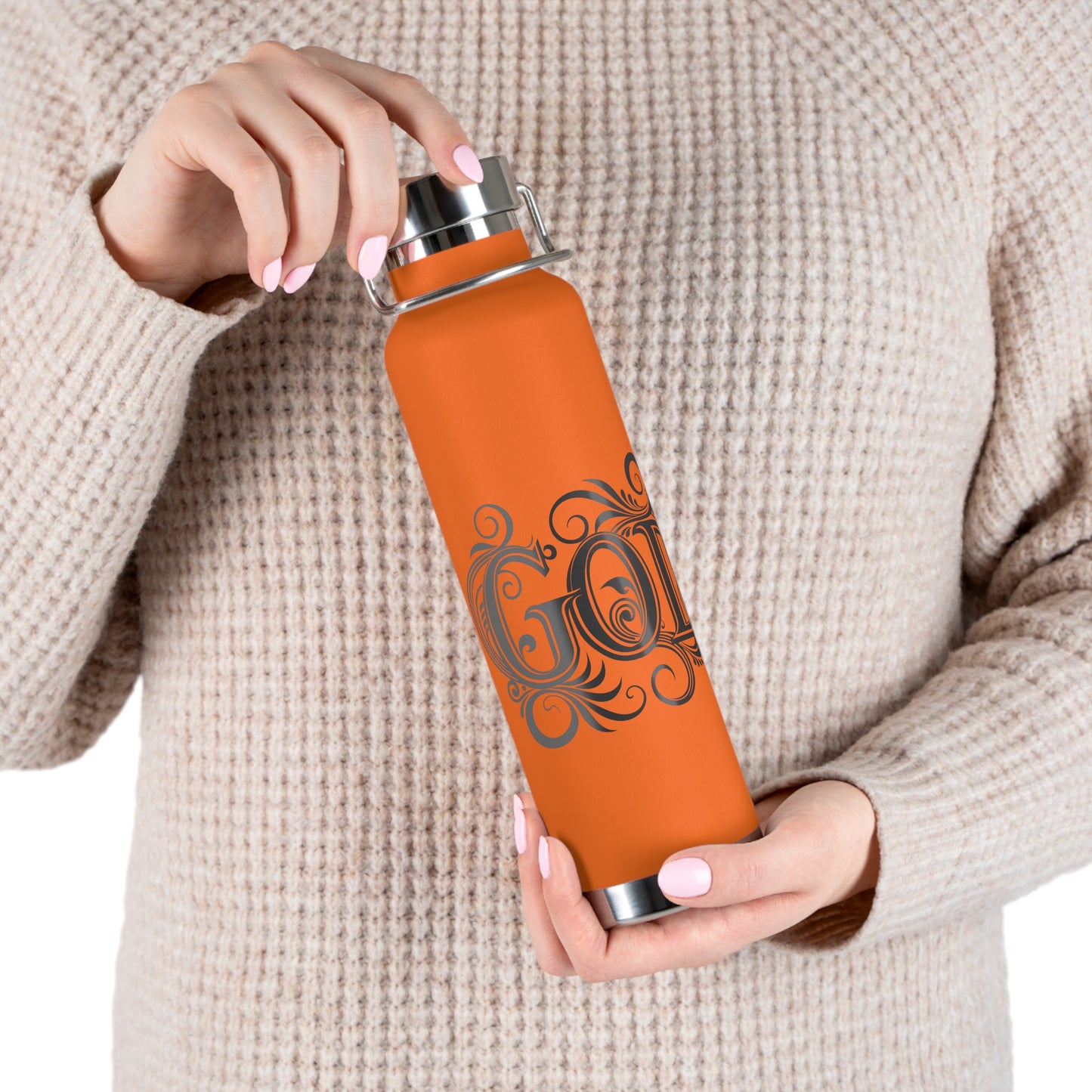 Stylish Insulated Water Bottle, Durable Travel Flask, Eco-Friendly Drinkware, Motivational Gift for All Occasions, Modern Design