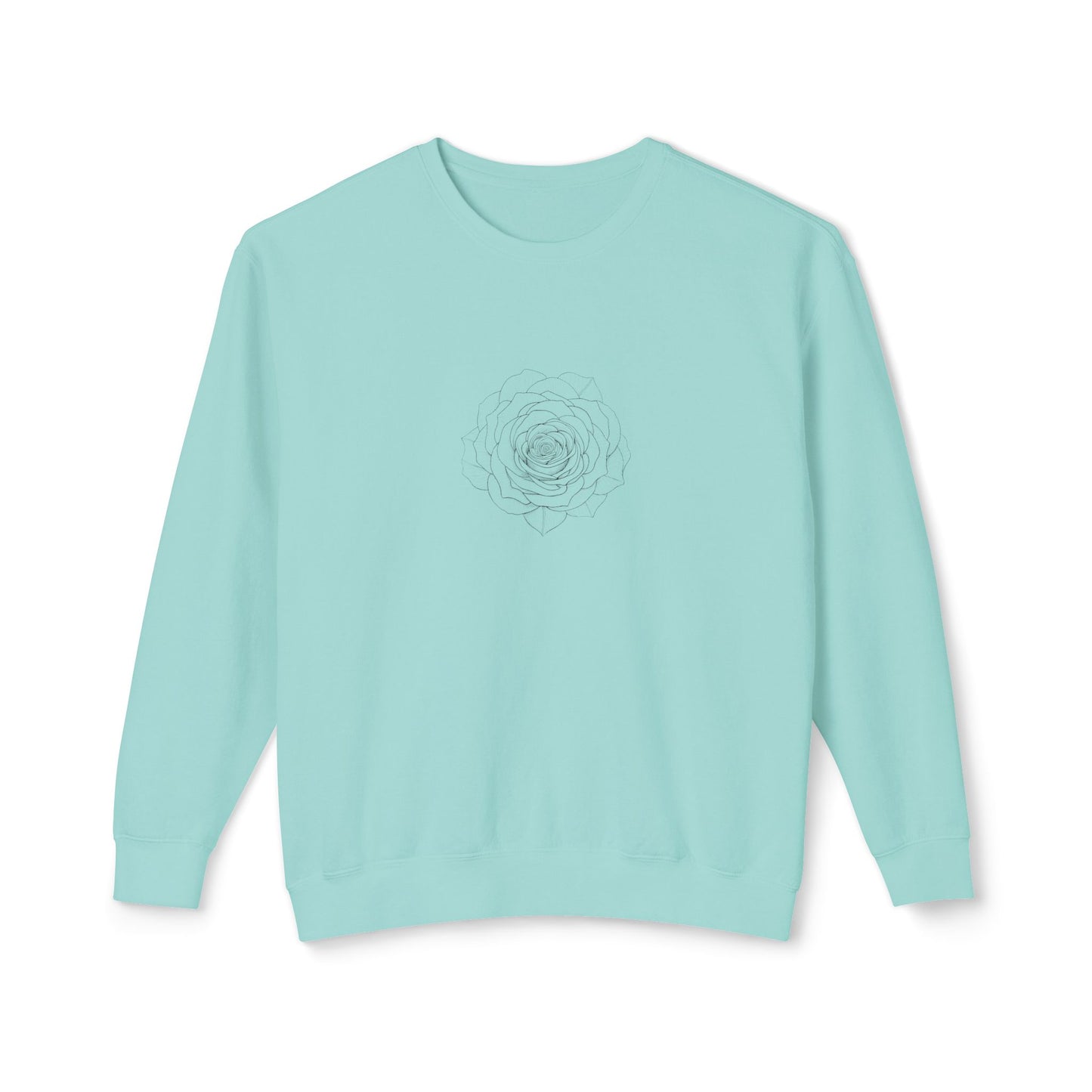 Minimalist Floral Crewneck Sweatshirt, Cozy Unisex Pullover, Casual Spring Apparel, Perfect Gift for Her, Everyday Comfort