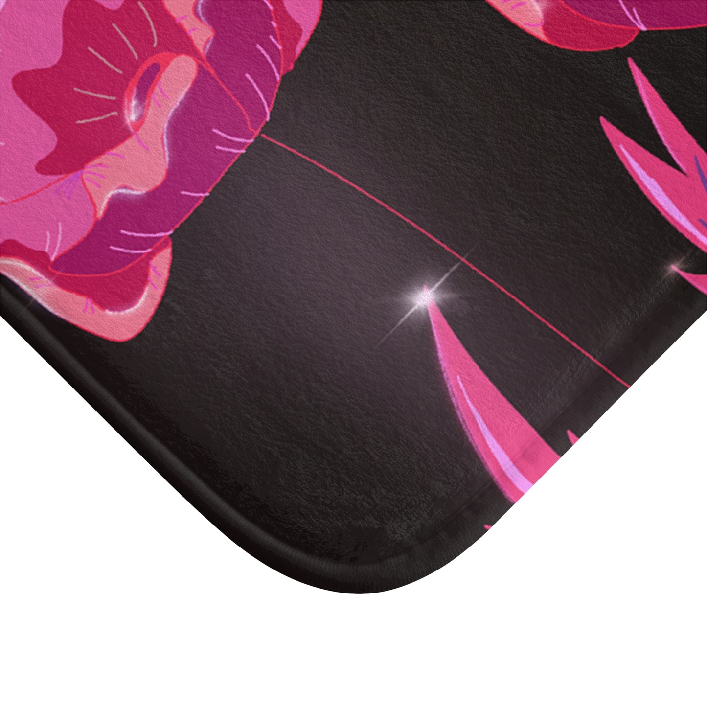 Floral Bliss Bath Mat, Elegant Bathroom Decor, Flower Design Rug, Home Comfort Accessory, Perfect for Gifts & Special Occasions